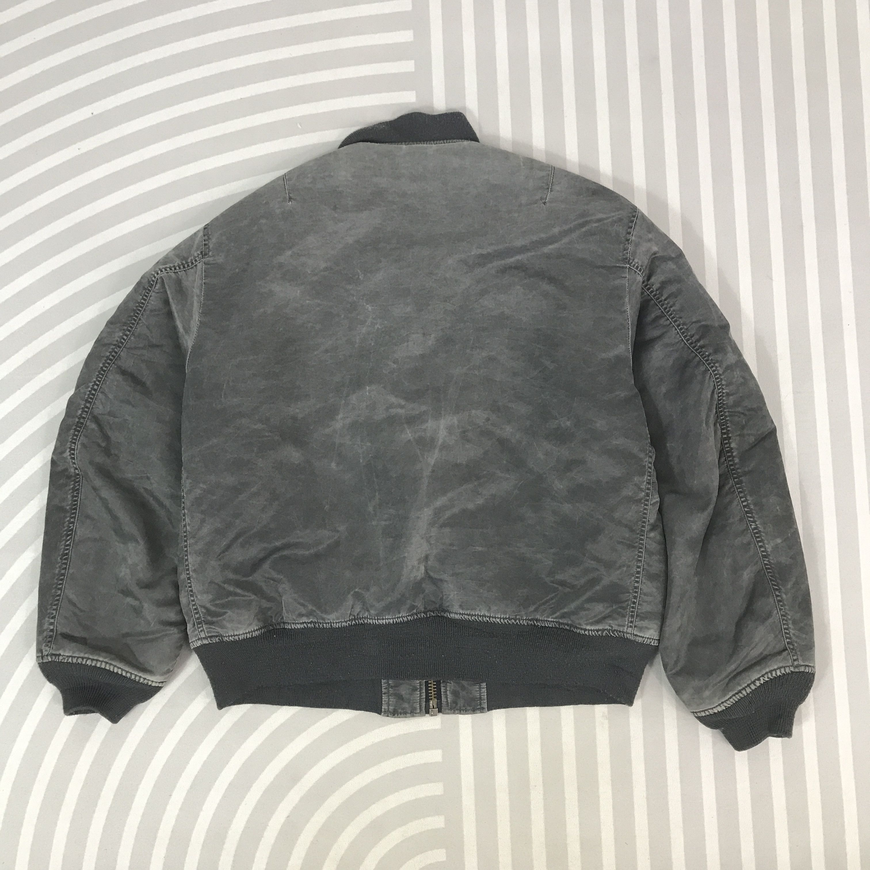 Japanese Brand Vintage Air Force Intermediate Ma-1 Bomber Jacket Size US L / EU 52-54 / 3 - 3 Thumbnail