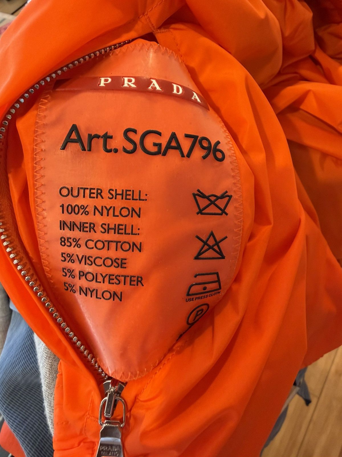 Prada Prada Reversible Nylon Jacket Black Tab Size US L / EU 52-54 / 3 - 8 Thumbnail