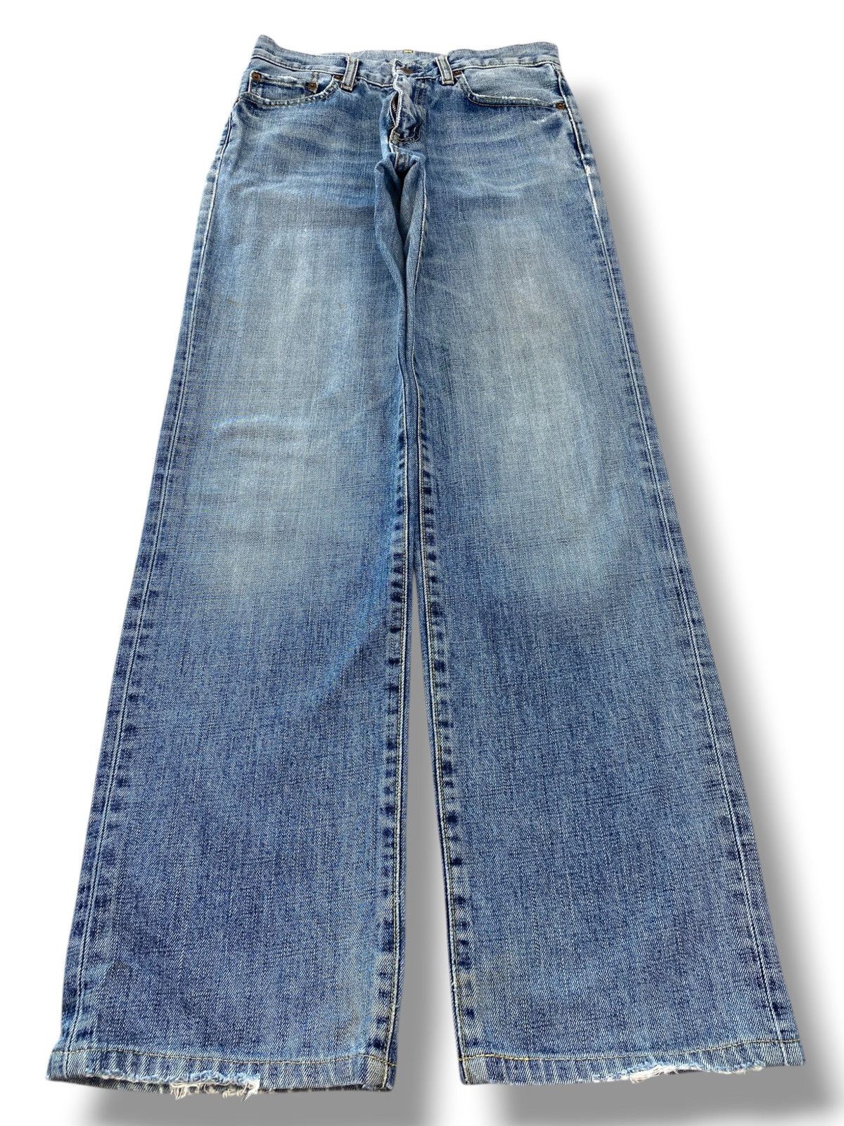 Uniqlo Uniqlo Whiskered Faded Wash Style Straight Leg Jeans Size US 28 / EU 44 - 1 Thumbnail