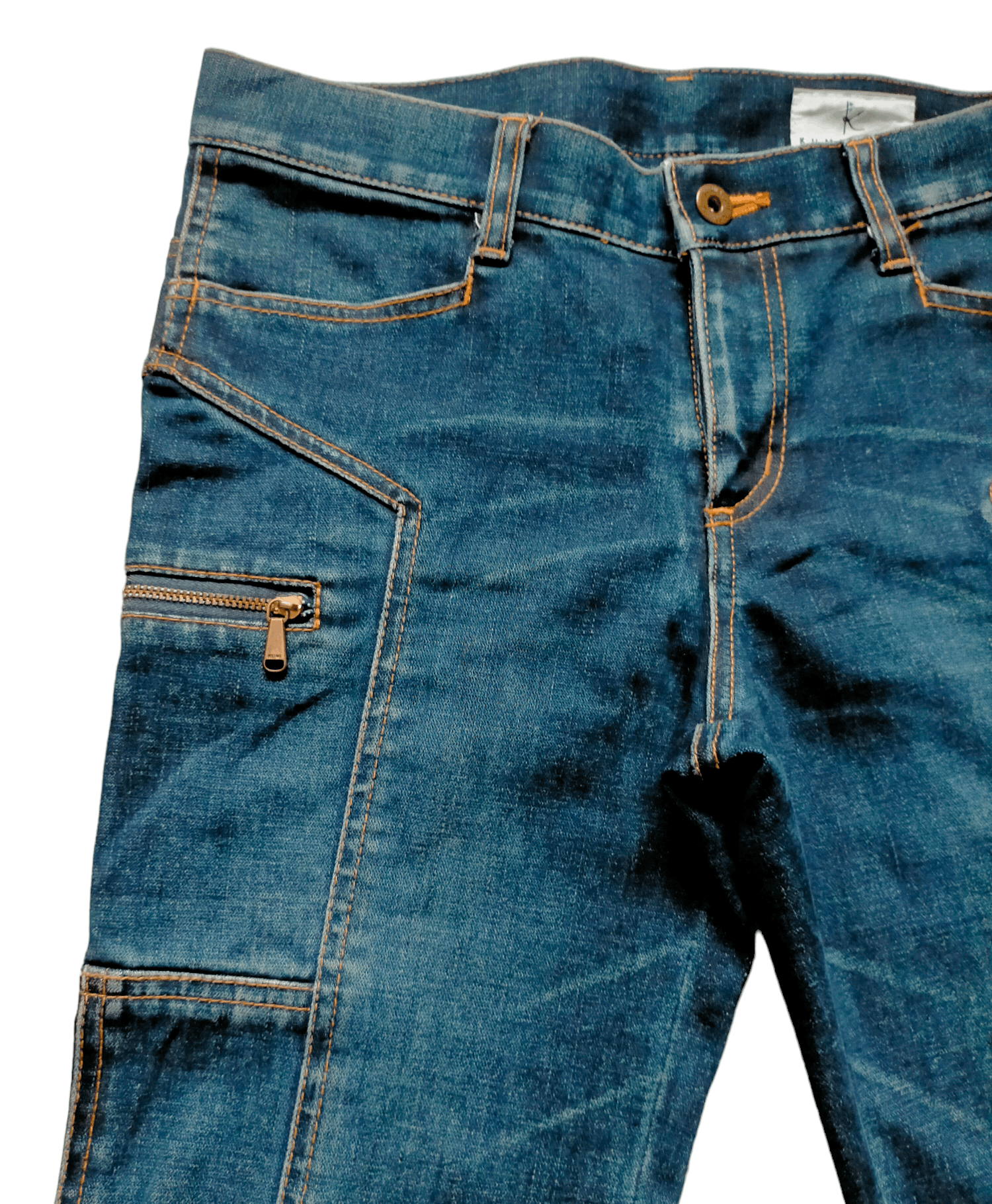 Japanese Brand × Vintage Flare Jeans Kumikyoku skinny Boot cut Size US 29 - 4 Thumbnail
