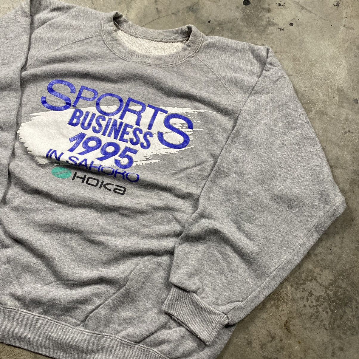Japanese Brand × Vintage 1995 Sahoro Sports Business Boxy Crewneck Size US M / EU 48-50 / 2 - 3 Thumbnail