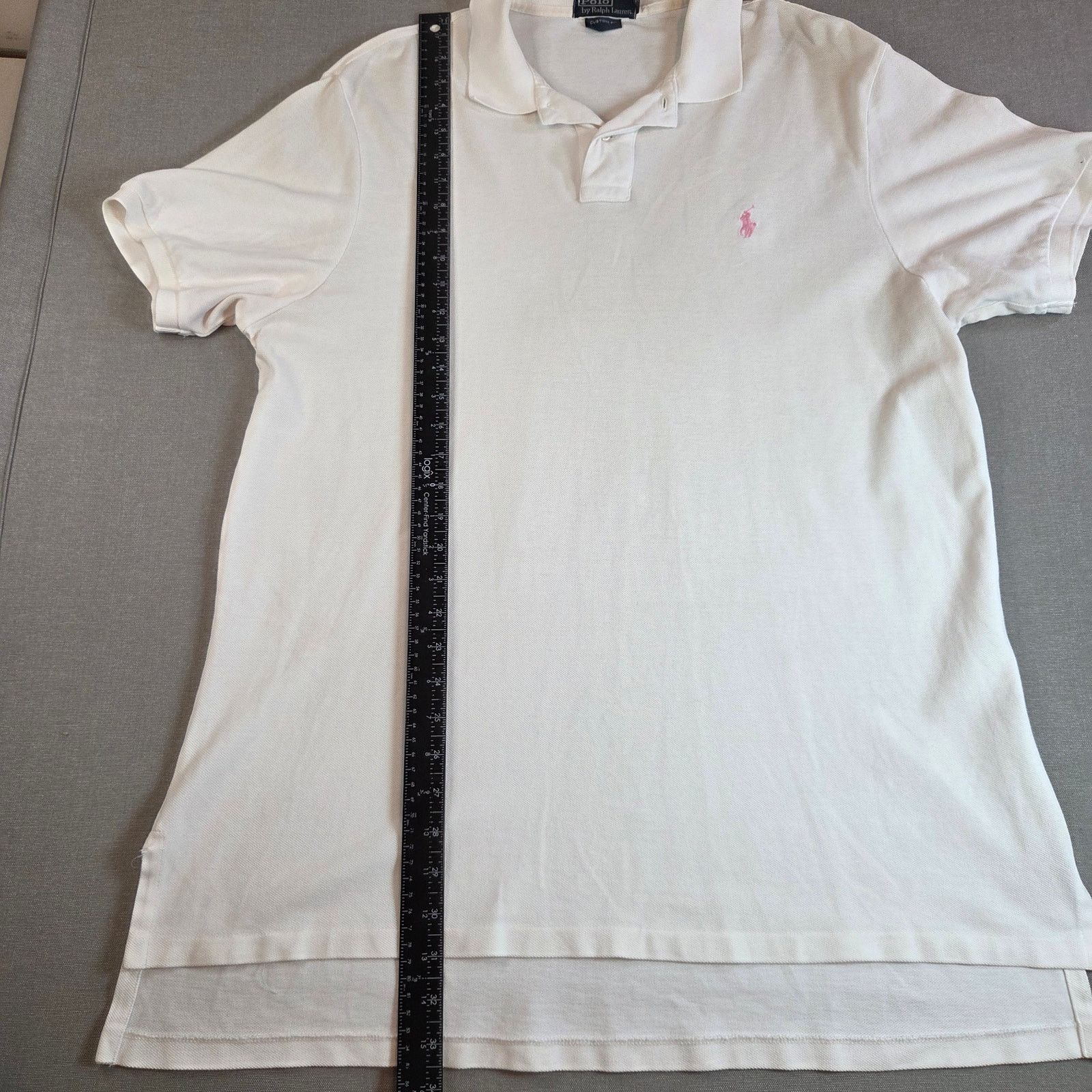 Polo Ralph Lauren Polo Ralph Lauren Custom Fit White Polo XL Size US XL / EU 56 / 4 - 8 Thumbnail