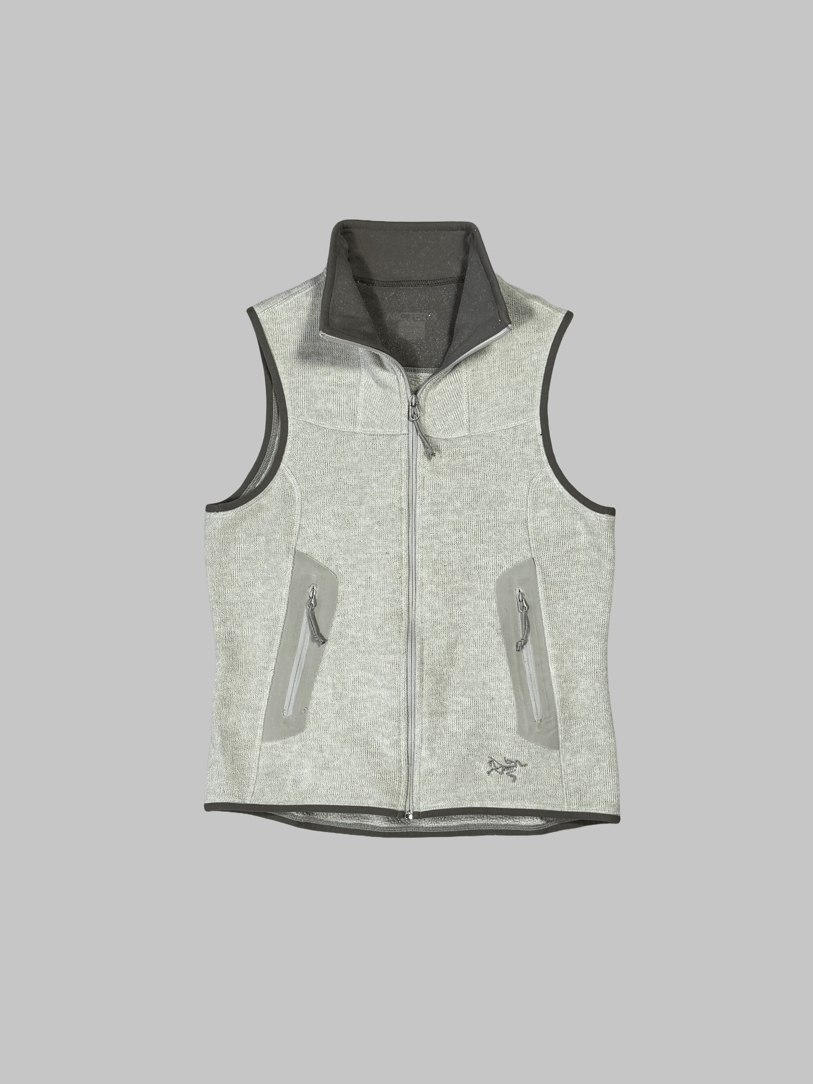Arc'teryx Vintage Arcteryx Cream Fleece Full Zip Polartec Vest Size S / US 4 / IT 40 - 1 Thumbnail