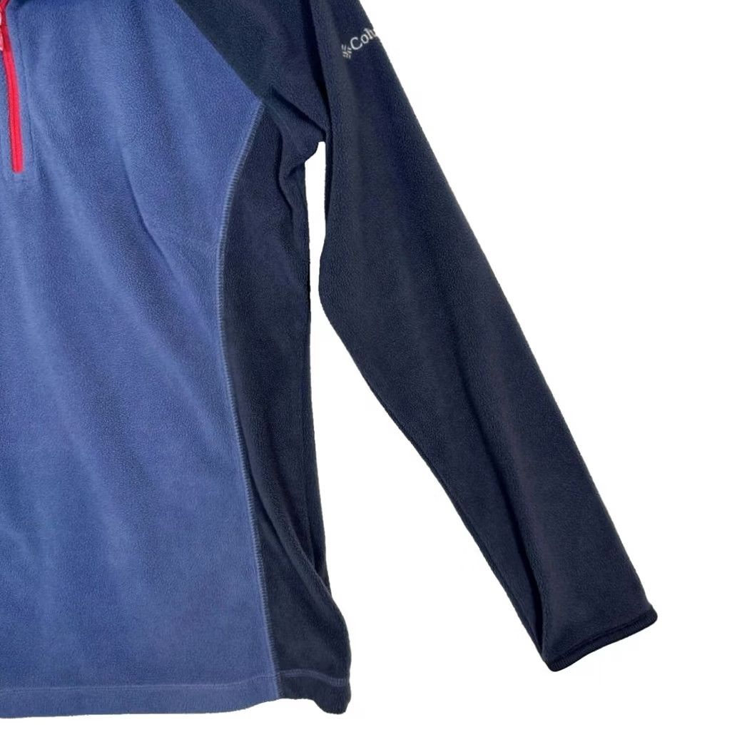 Vintage Columbia Mens Fleece Jacket Small Long Sleeve 1/4 Zip Navy Blue Polyester M 118 Size US S / EU 44-46 / 1 - 3 Thumbnail