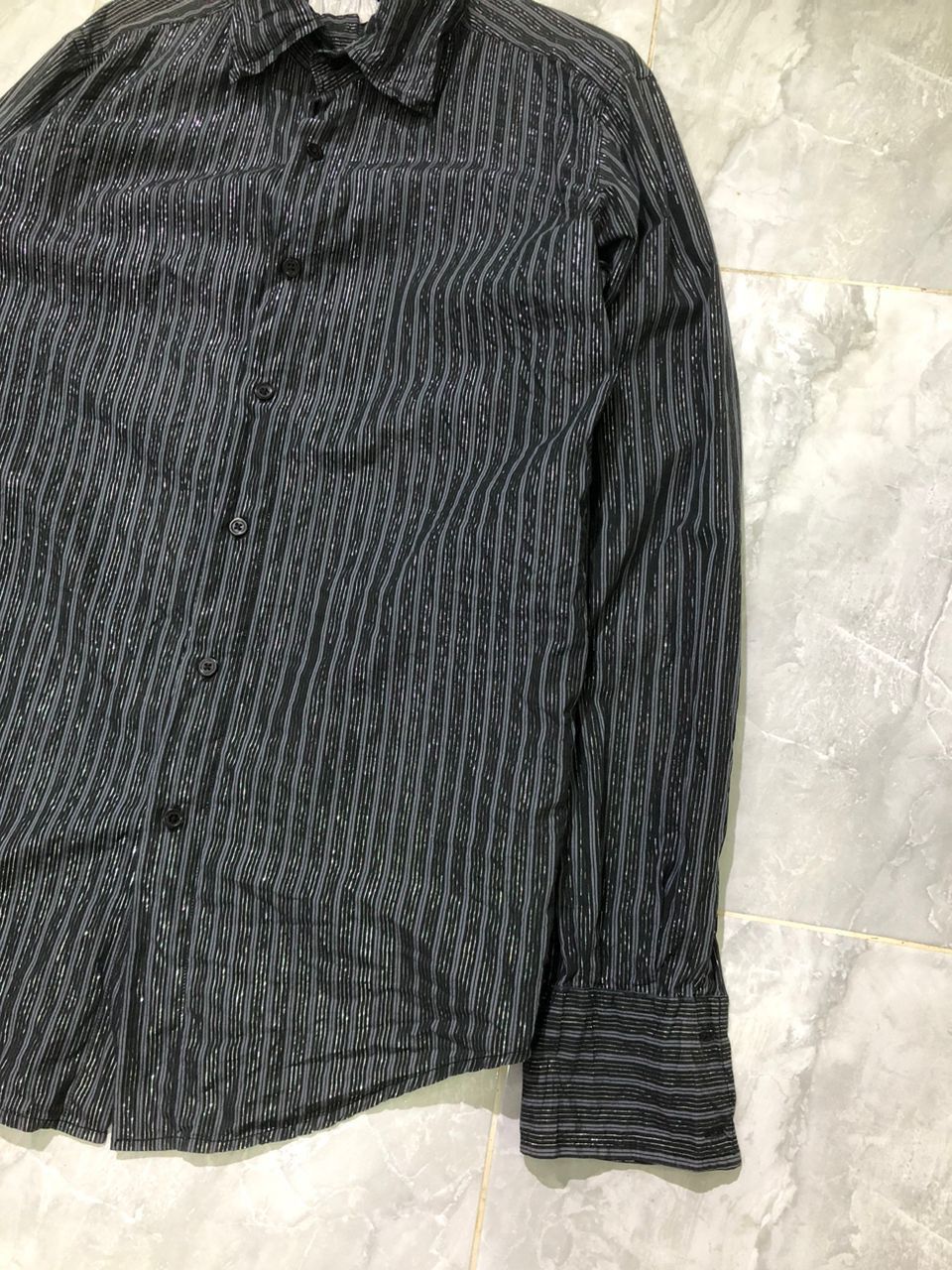 Designer × Japanese Brand Buona GIonata Shiny Stripes Button-ups Shirt Size US M / EU 48-50 / 2 - 4 Thumbnail