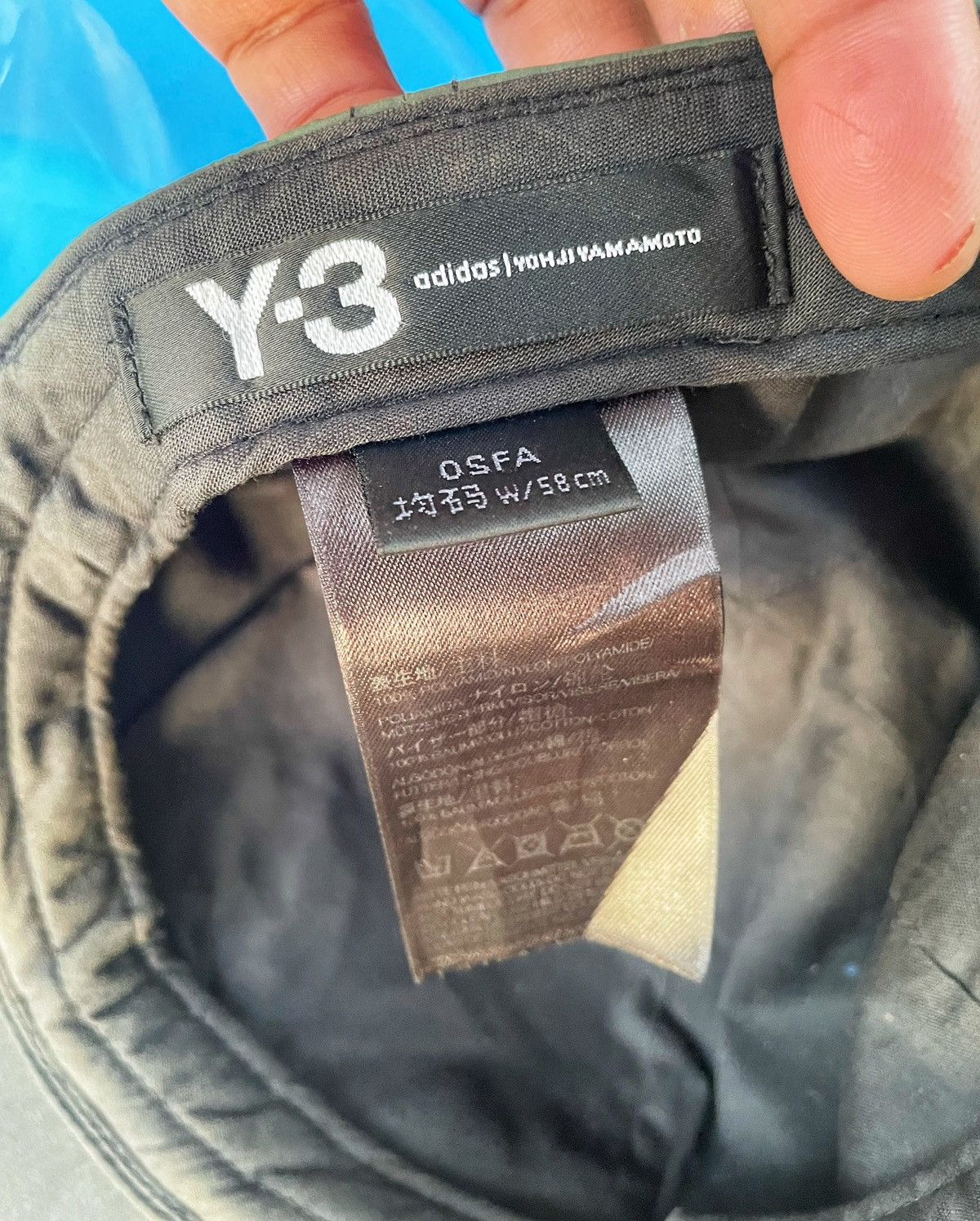 Y-3 Adidas Y-3 X Yohji Yamamoto Nylon Cap Size ONE SIZE - 5 Thumbnail