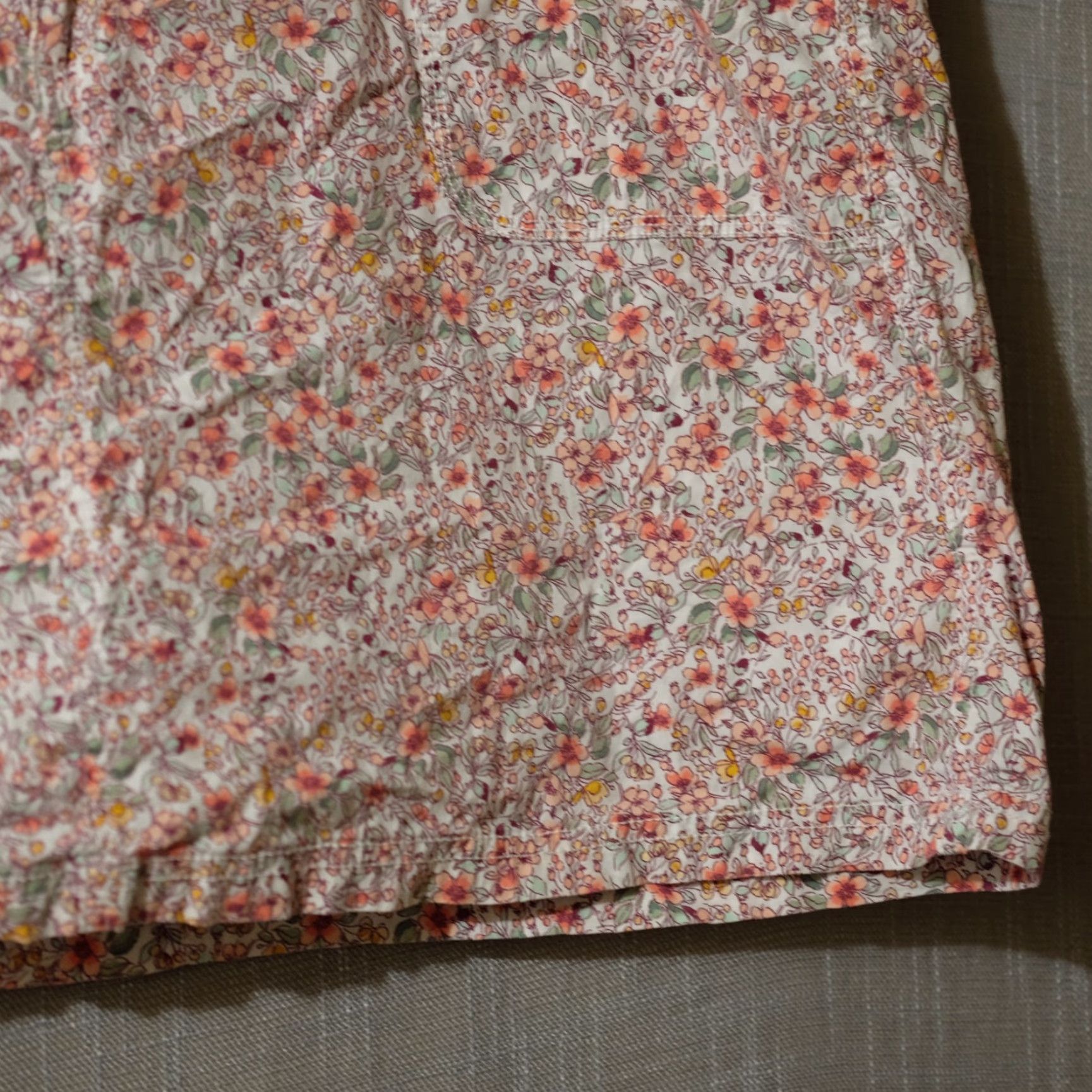 Vintage St. Johns Bay Floral Skort Womens 16W Pink/White/Green/Dark Red Mini Short Pockets Stretch Casual 16W Womens Skort Size 38" / US 16 / IT 52 - 5 Thumbnail