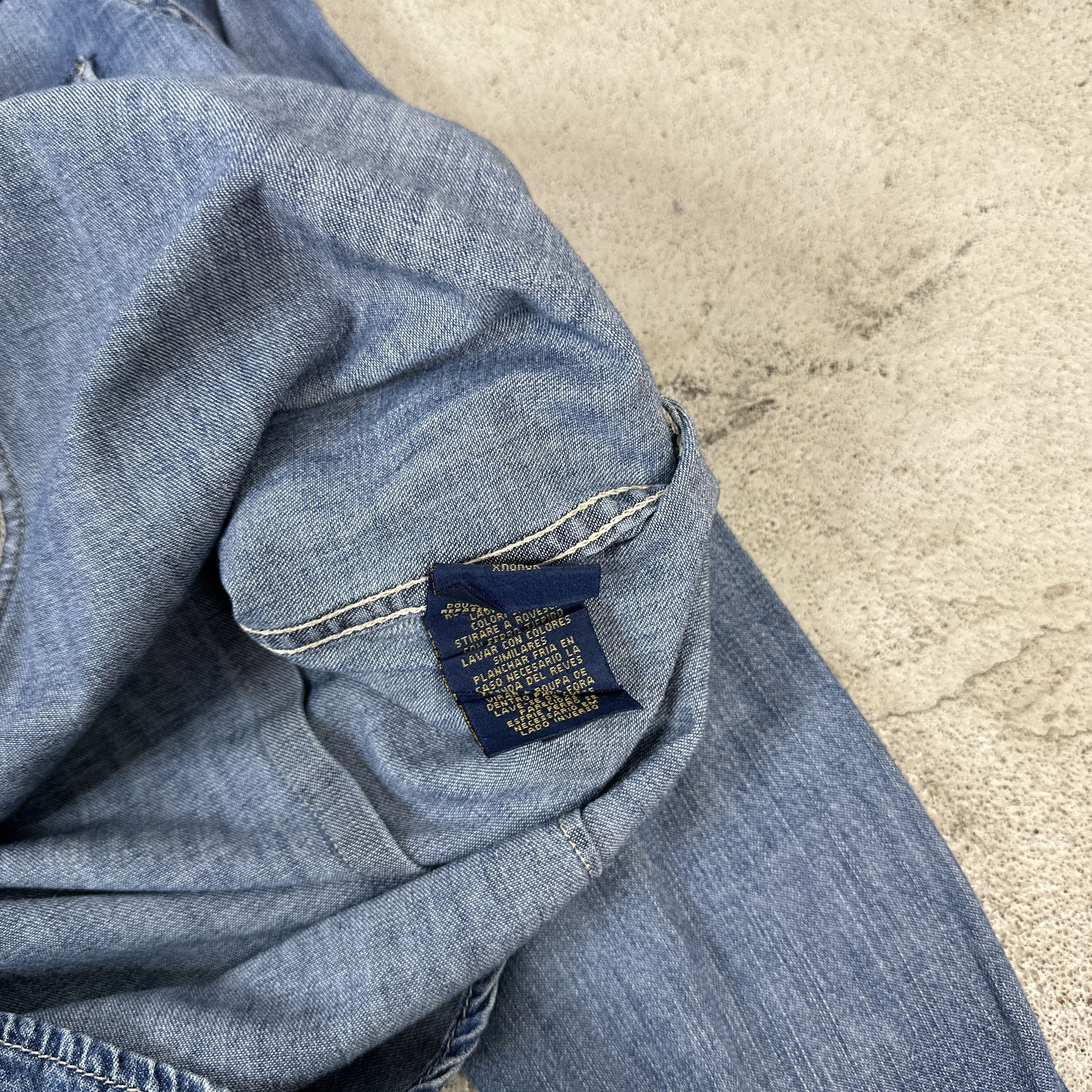 Polo Ralph Lauren Pearl Snap Denim Polo Ralph Lauren Shirt Size US M / EU 48-50 / 2 - 6 Thumbnail