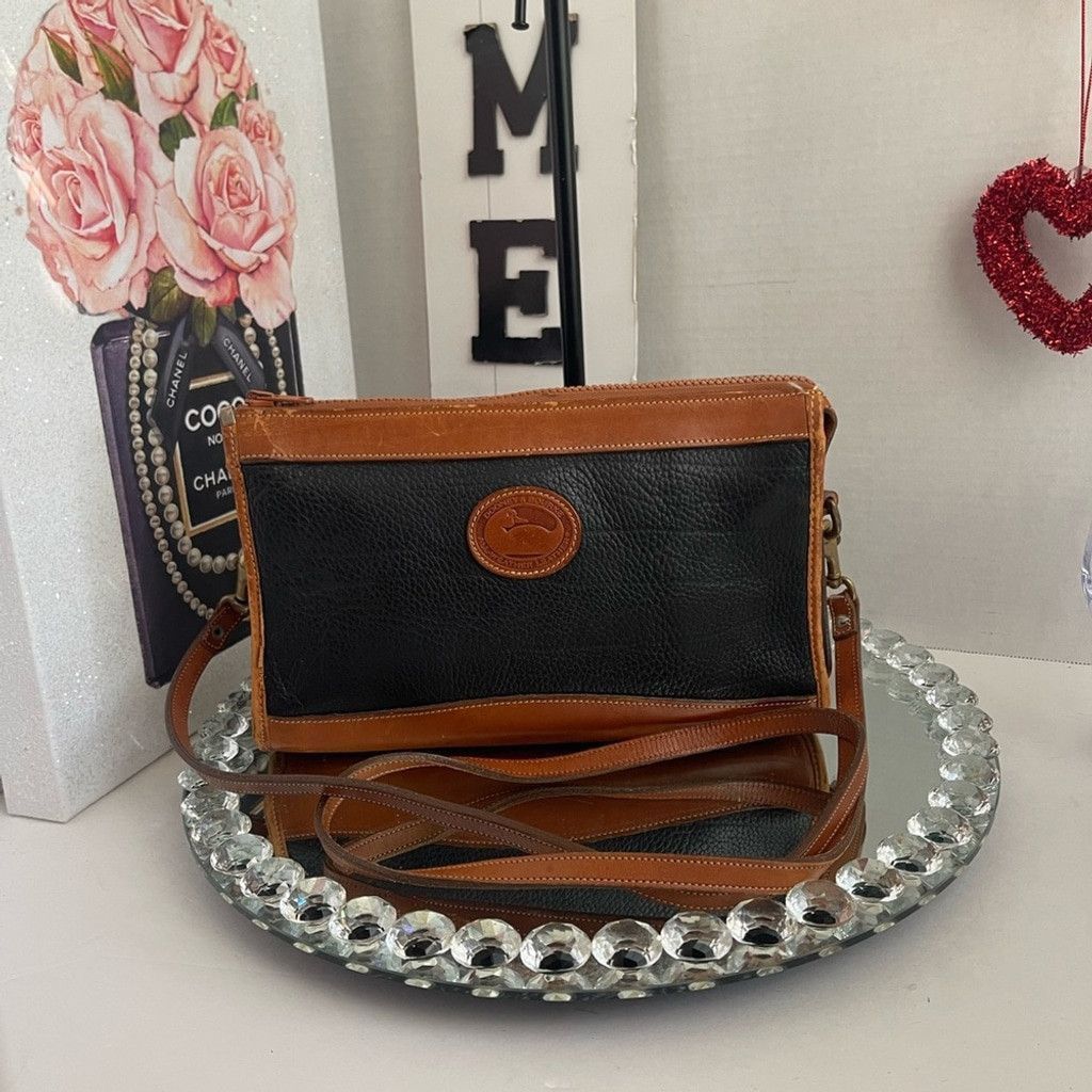 Dooney & Bourke Dooney & Bourne vintage weather leather black and brown bag Size ONE SIZE - 1 Thumbnail
