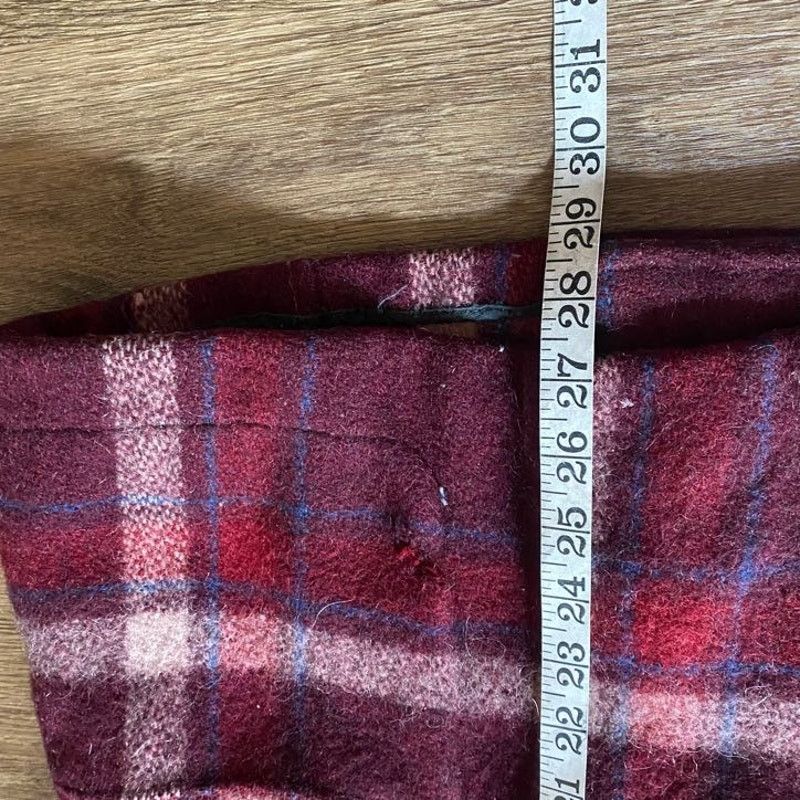 Vintage Vintage 40s/50s Wool Red Plaid Jacket Size US L / EU 52-54 / 3 - 4 Thumbnail