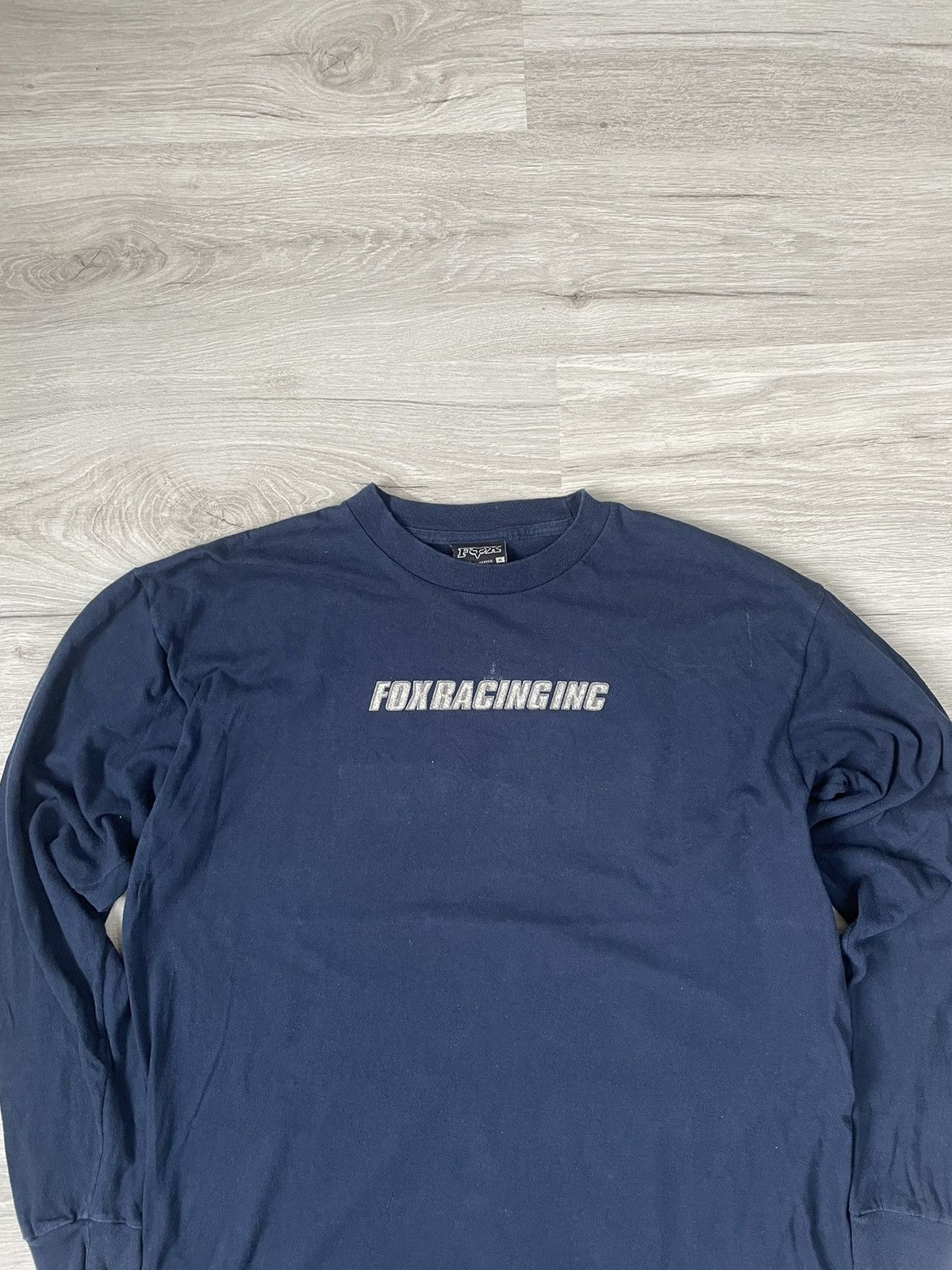 Fox Racing × Vintage Vintage Long Sleeve Fox Racing Jersey Size US XL / EU 56 / 4 - 4 Thumbnail