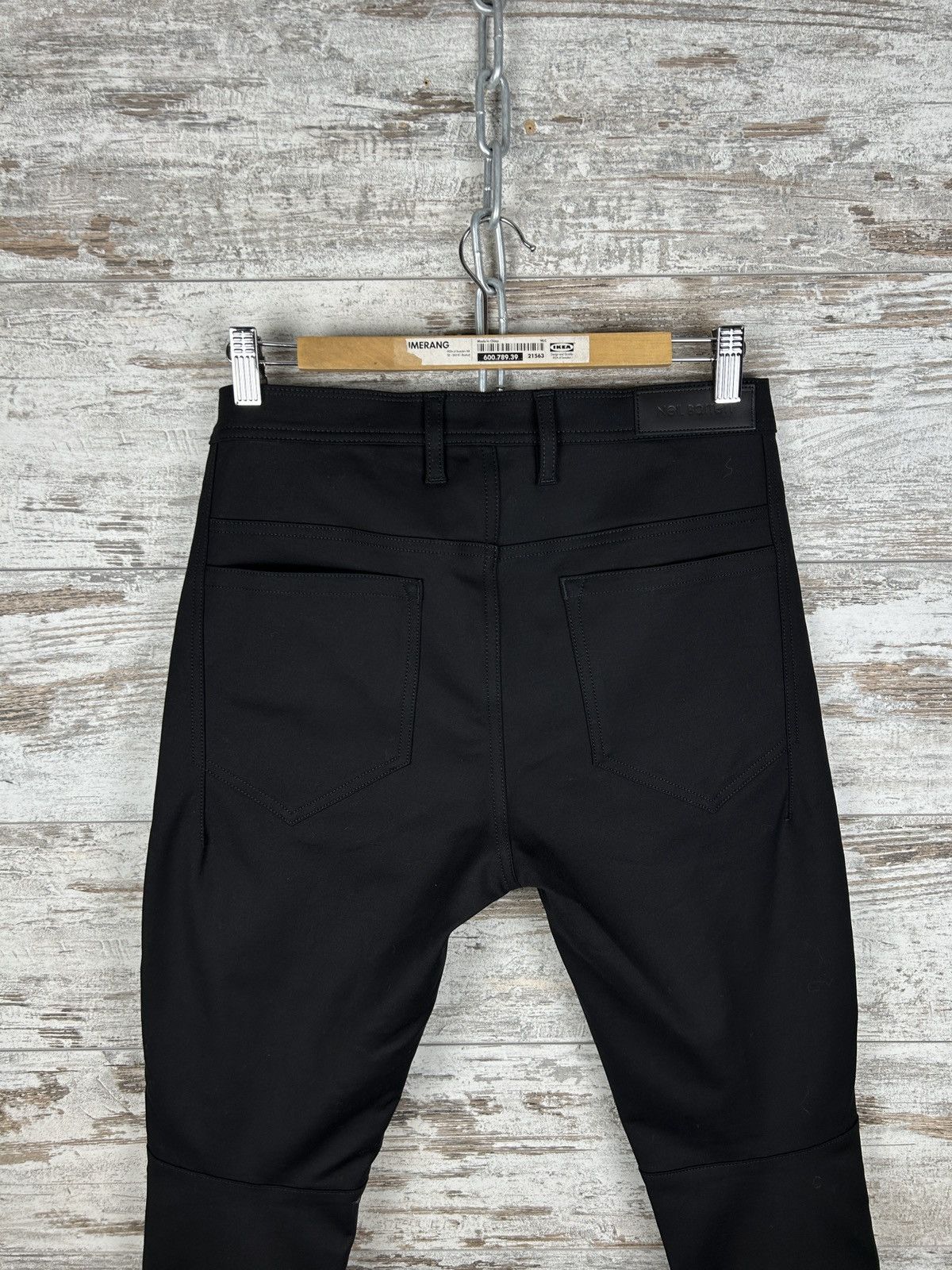Mens Neil Barrett Black Pants DENIM TROUSERS SUPER SKINNY
