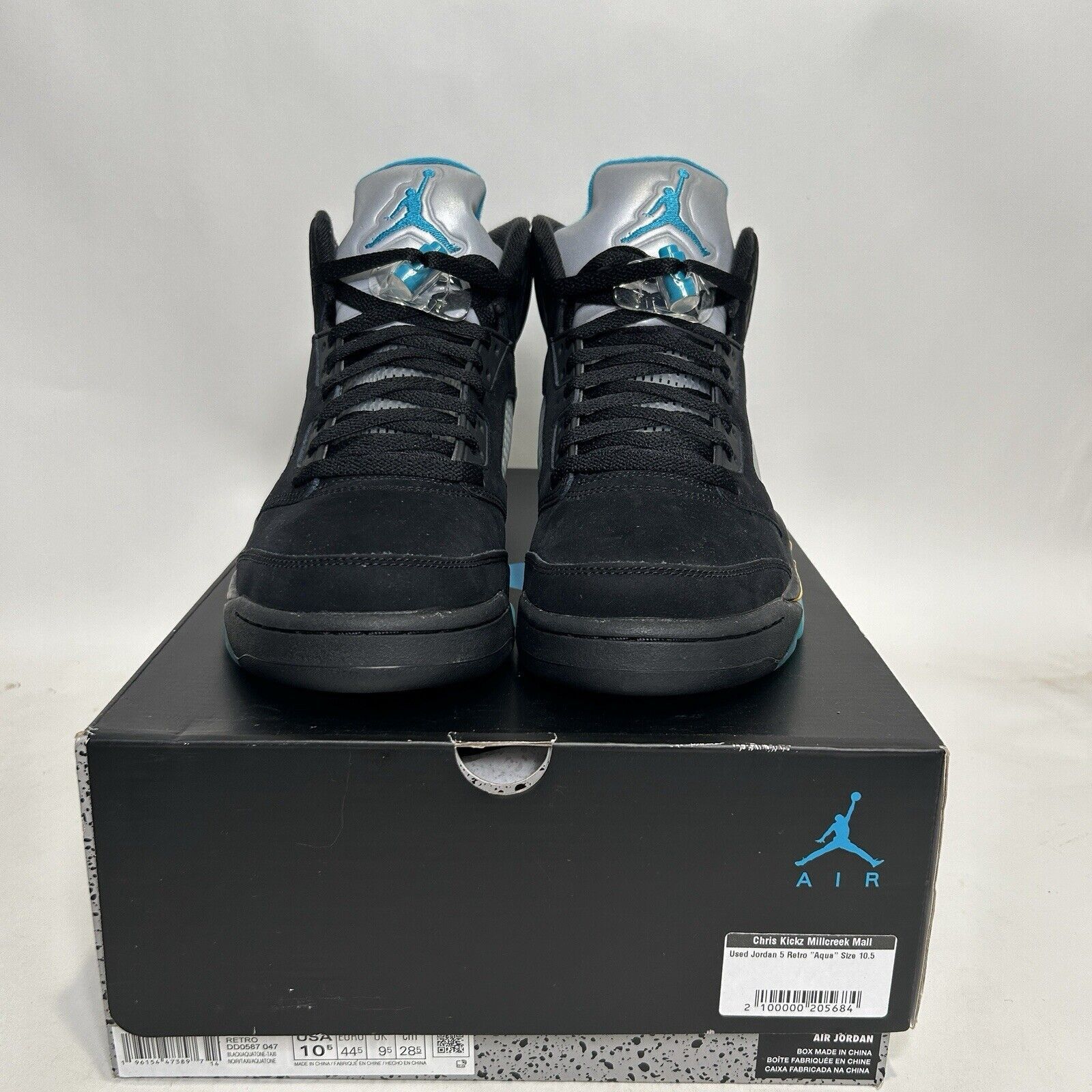 Jordan Brand Nike Air Jordan 5 Retro “Aqua” 2024 Size US 10.5 / EU 43-44 - 2 Thumbnail