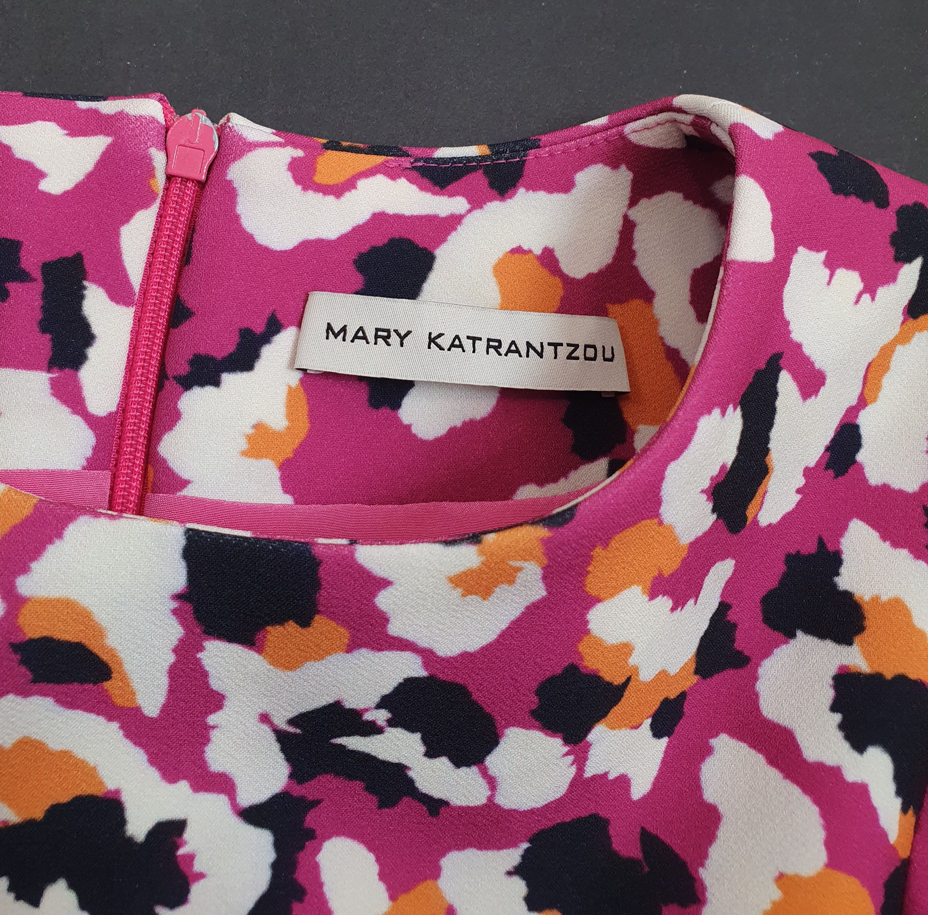 Mary Katrantzou Dress Pink Leopard Size M / US 6-8 / IT 42-44 - 5 Thumbnail