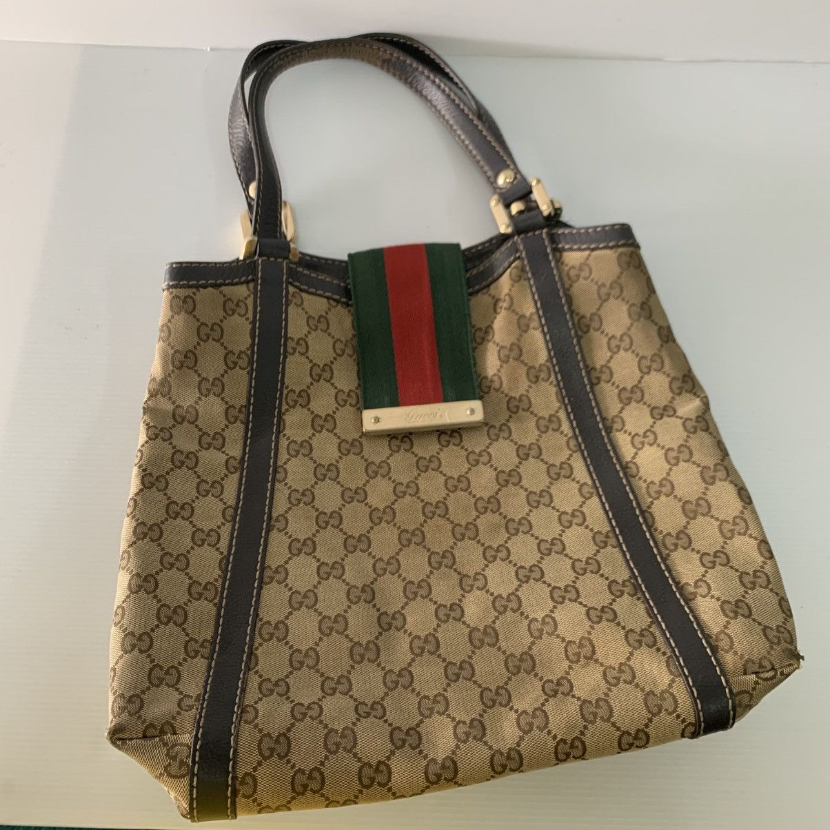 Gucci Gucci Monogram Tote Shoulder Bag Size ONE SIZE - 15 Thumbnail