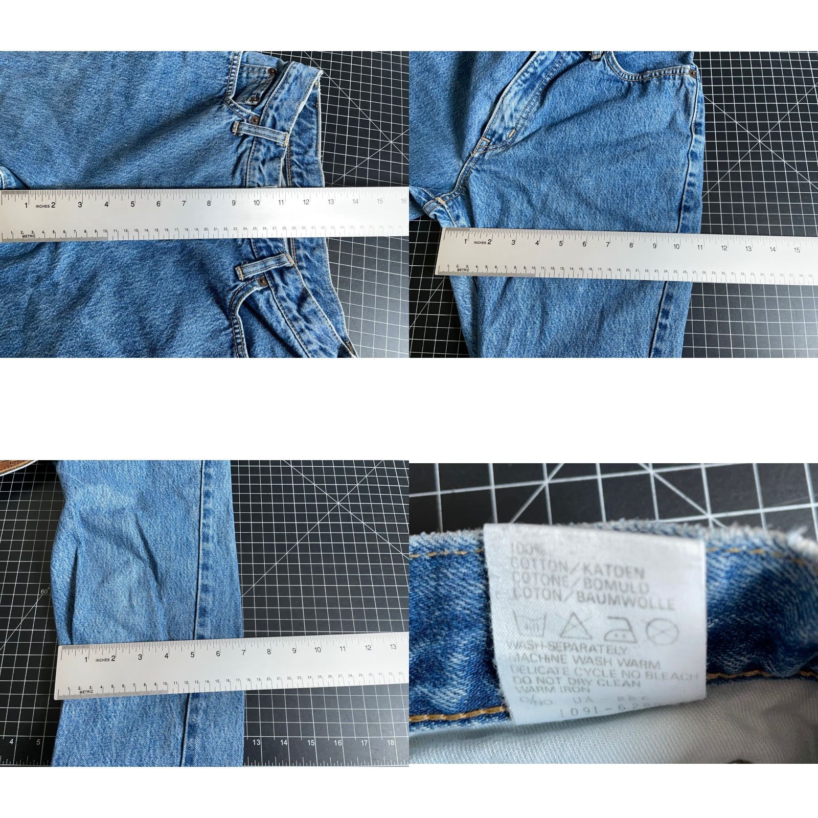 Edwin VINTAGE Edwin Jeans Men 30 x 30 Blue Berkeley Slim Fit Denim Japan Made Jeans Men Slim Mid Rise 100% Cotton 5-Pocket Size US 27 - 8 Thumbnail