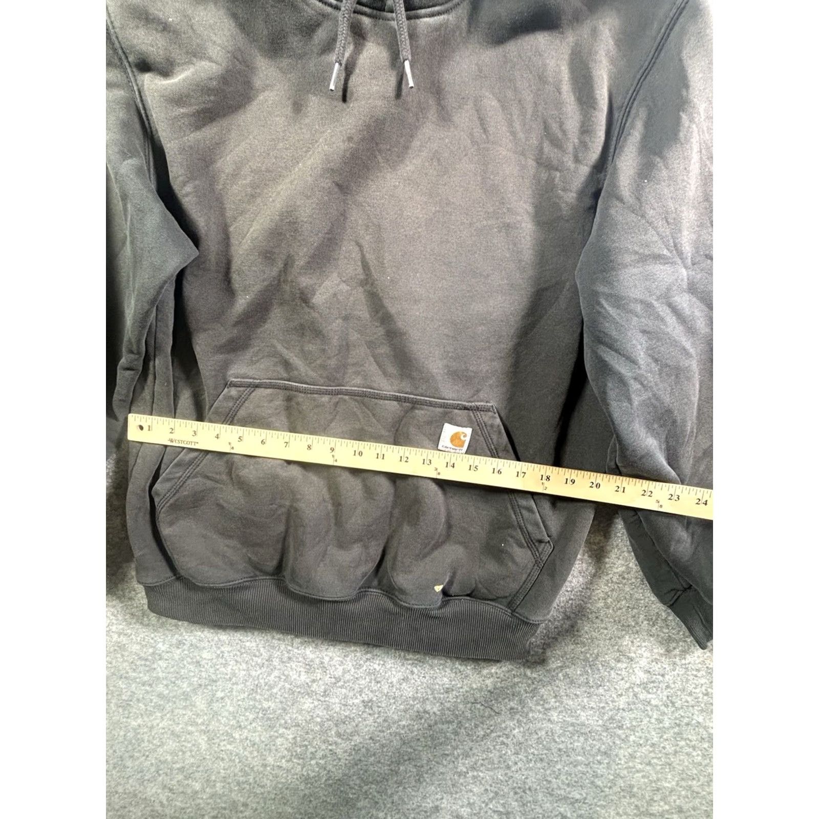 Carhartt Carhartt Hoodie Mens Rain Defender Loose Fit Faded Black Size Medium Outdoors Shirt Pullover Hooded Drawstring Black Logo Size US M / EU 48-50 / 2 - 3 Thumbnail