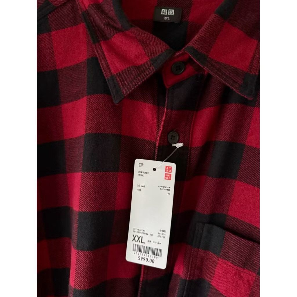 Uniqlo Men’s Uniqlo Flannel Checks Shirt Sz XXL NWT Size US XXL / EU 58 / 5 - 2 Thumbnail