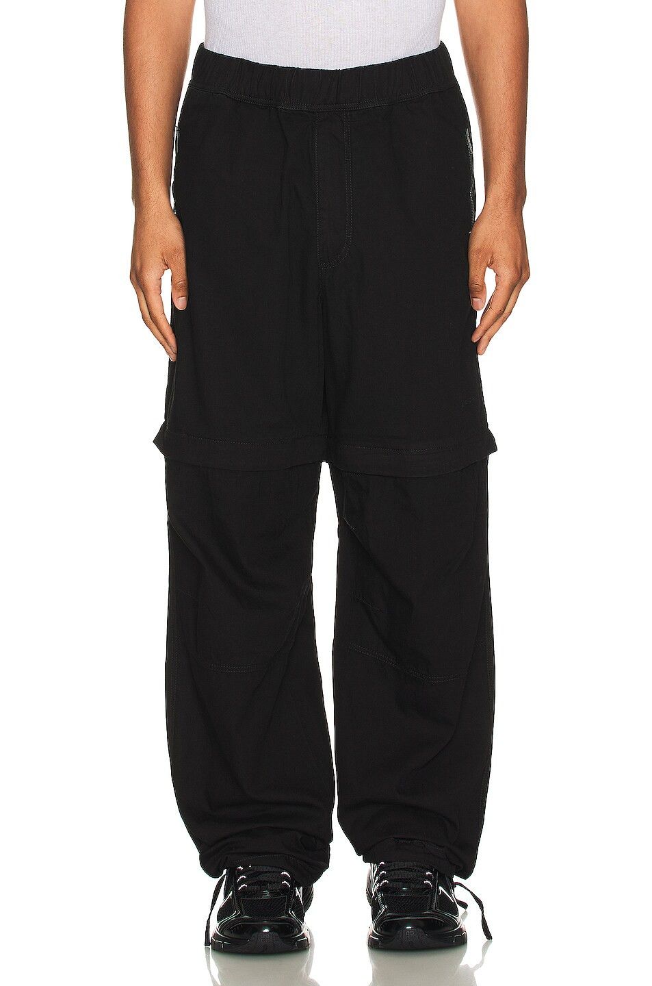 Givenchy o1mle0226 Elasticated Waist Zip Off Denim Pants in Black Size US 30 / EU 46 - 5 Thumbnail