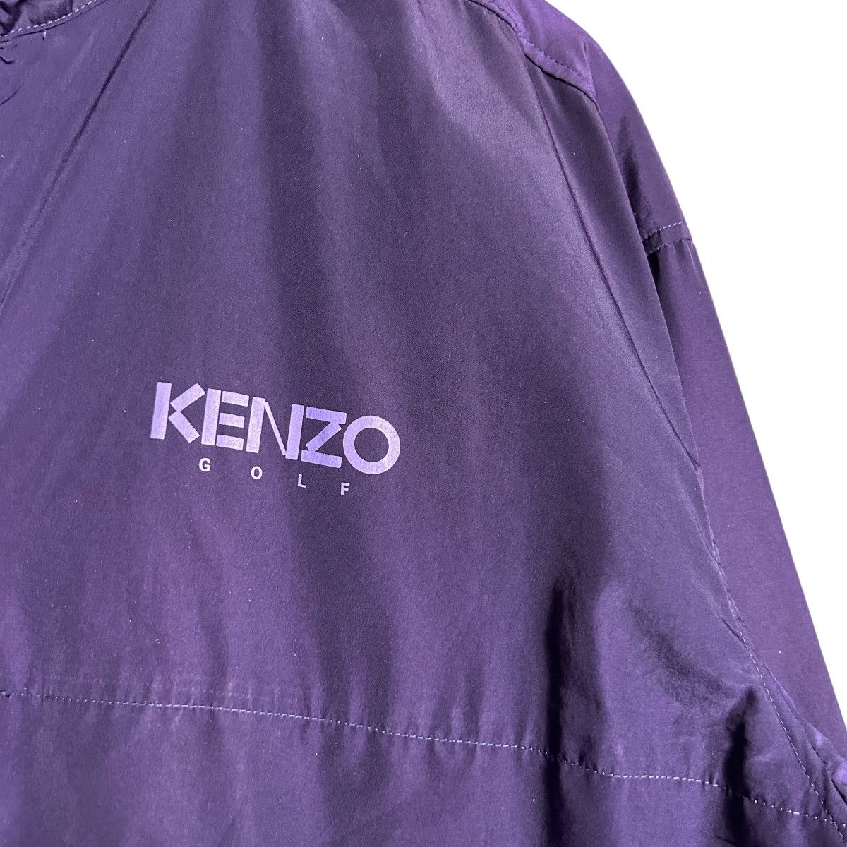 Kenzo × Vintage Vintage Kenzo Golf Big Logo Jacket Size US XL / EU 56 / 4 - 3 Thumbnail