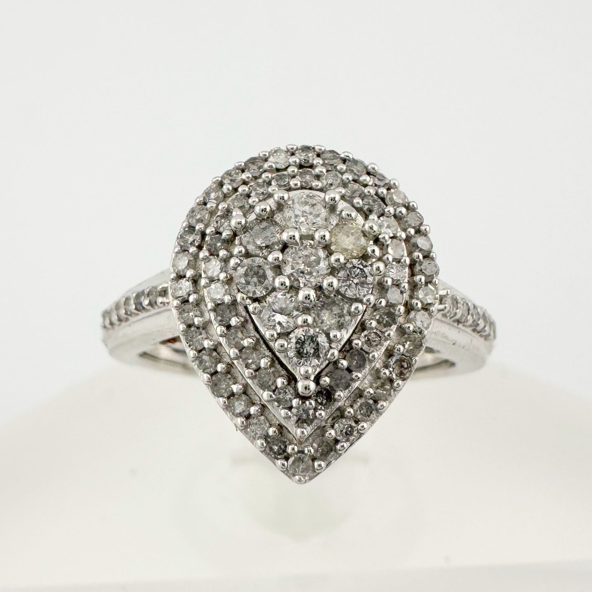 Other Elegant 1/2 Carat Pear Cut Natural Diamond Ring Size ONE SIZE - 2 Thumbnail