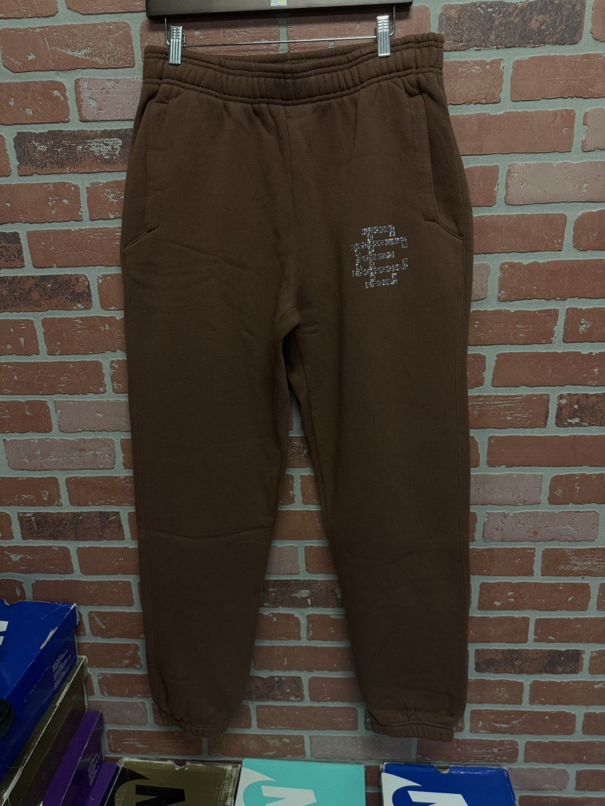 Eric Emanuel × Swarovski Eric Emanuel x Swarovski Sweatpants Size Large (NEW) RARE Size US 33 - 2 Thumbnail
