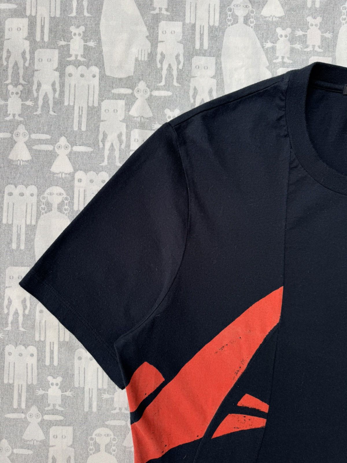 Helmut Lang Helmut Lang SS03 Abstract Printed T-Shirt Size US M / EU 48-50 / 2 - 2 Thumbnail