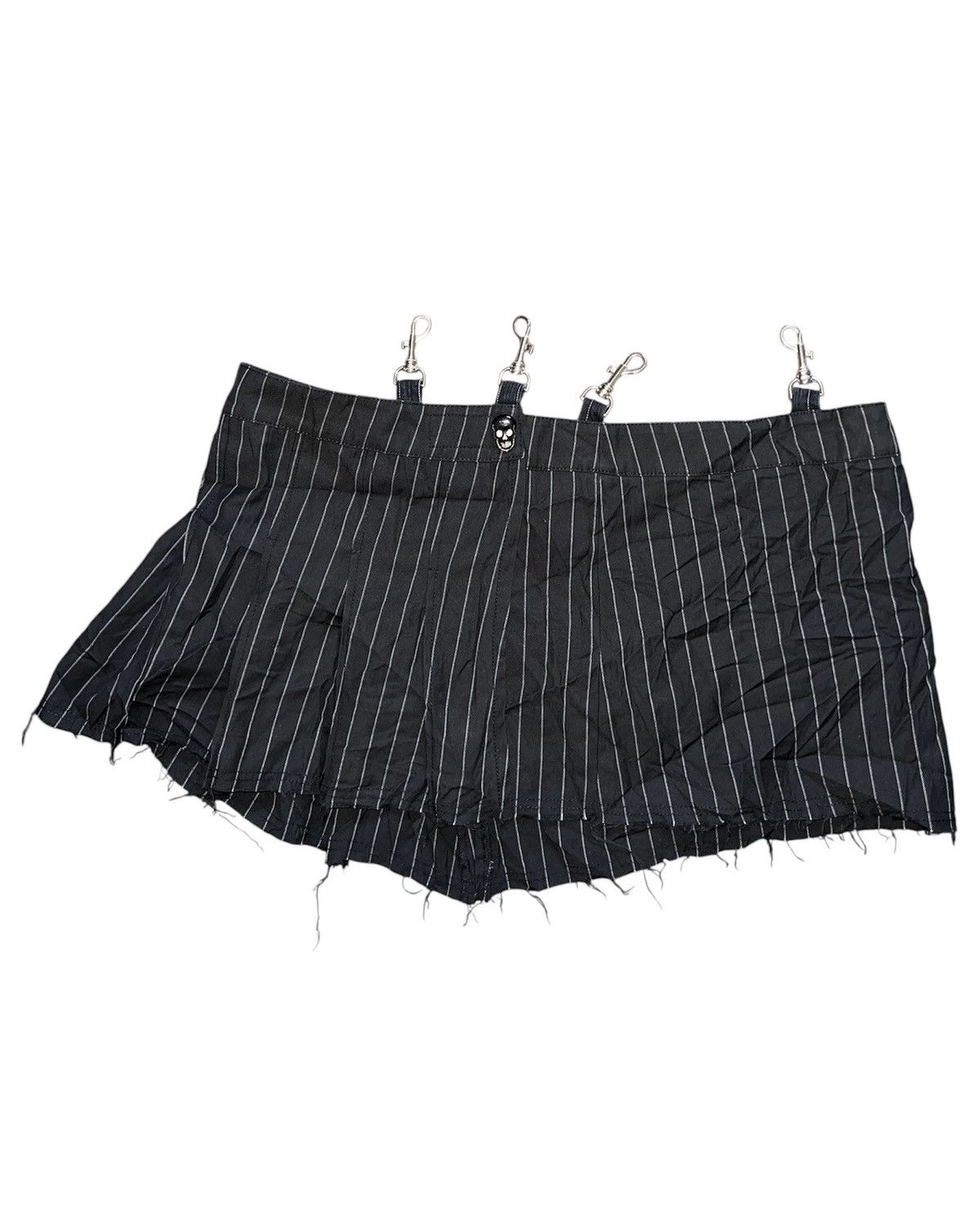 Seditionaries Skull stripped wrap skirt with hook 🪝 ☠️ Size 27" / US 4 / IT 40 - 2 Thumbnail