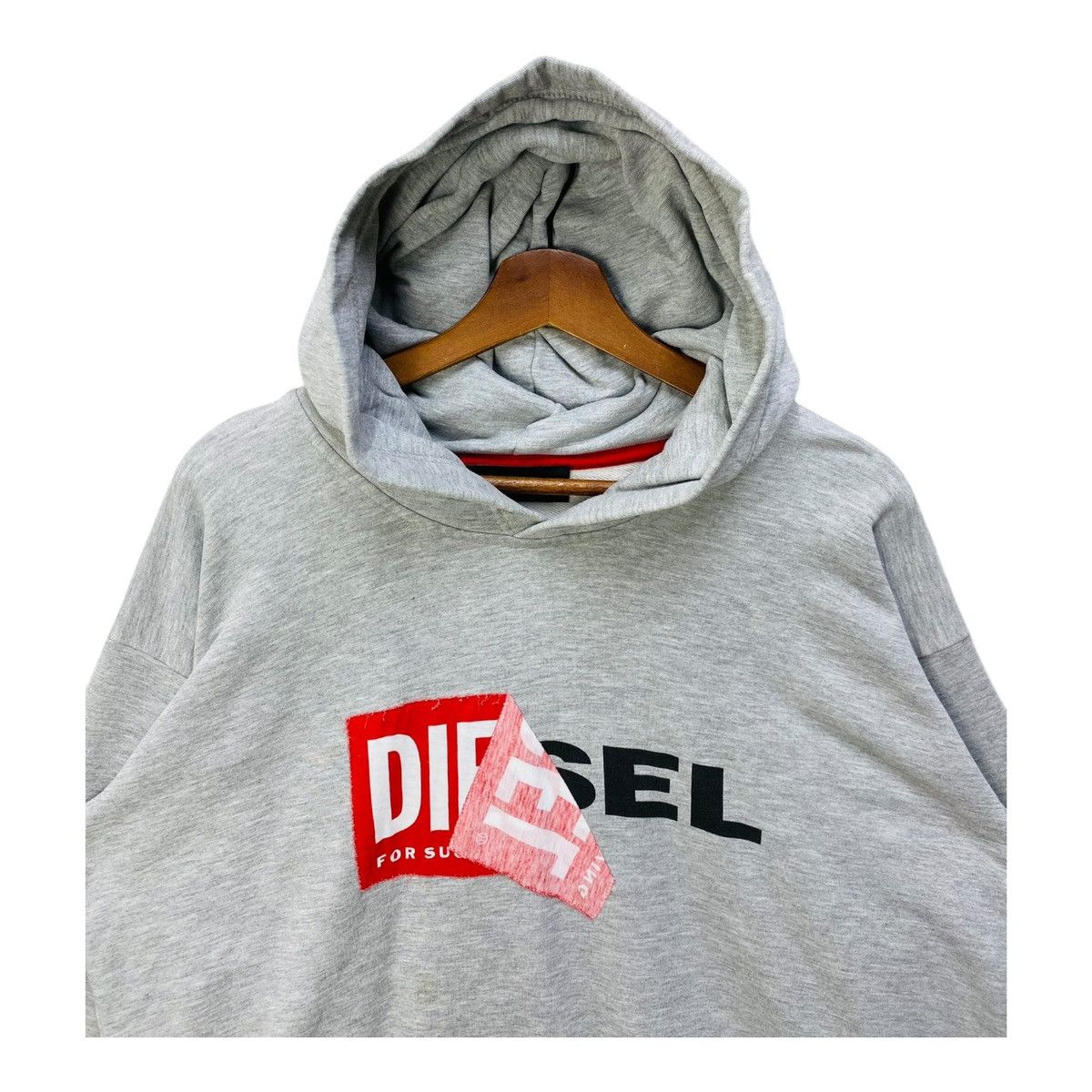 Diesel Vintage Diesel Hoodie Sweatshirt Big Spellout Size Small Size US S / EU 44-46 / 1 - 2 Thumbnail