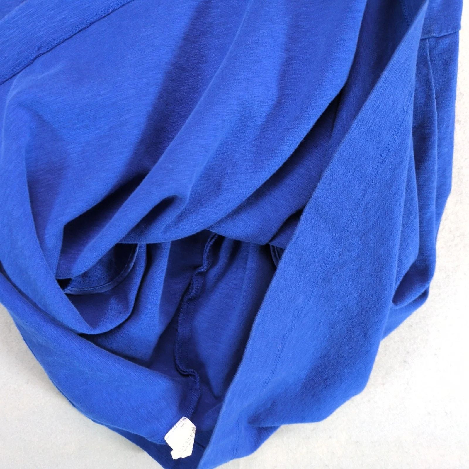 J.Crew J Crew Blue Pleated Ponte Knit Fit & Flare Dress Knee-Length Size M / US 6-8 / IT 42-44 - 10 Thumbnail