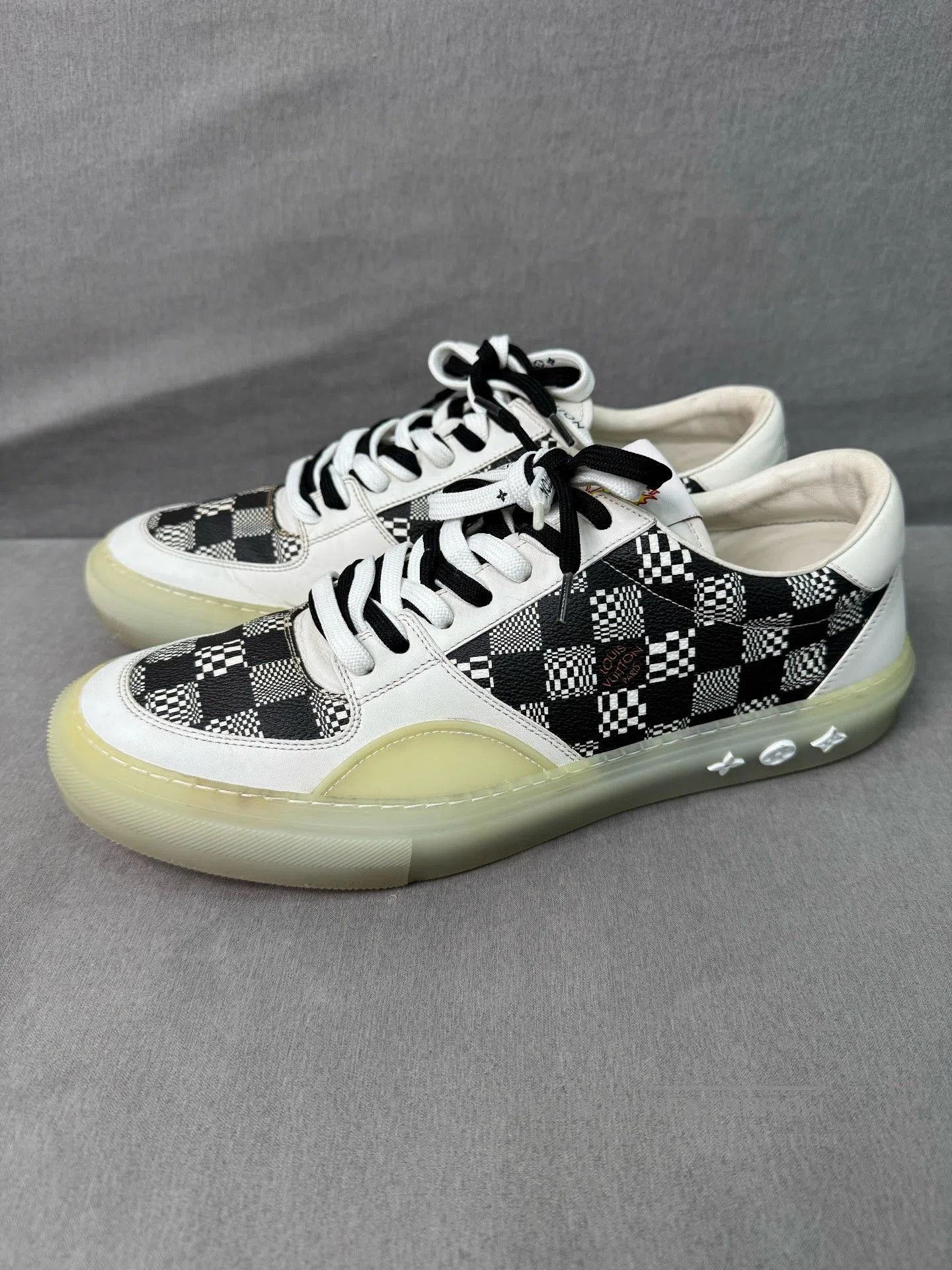 Louis Vuitton Louis Vuitton Ollie Black and White Sneakers. Size US 10 / EU 43 - 1 Thumbnail