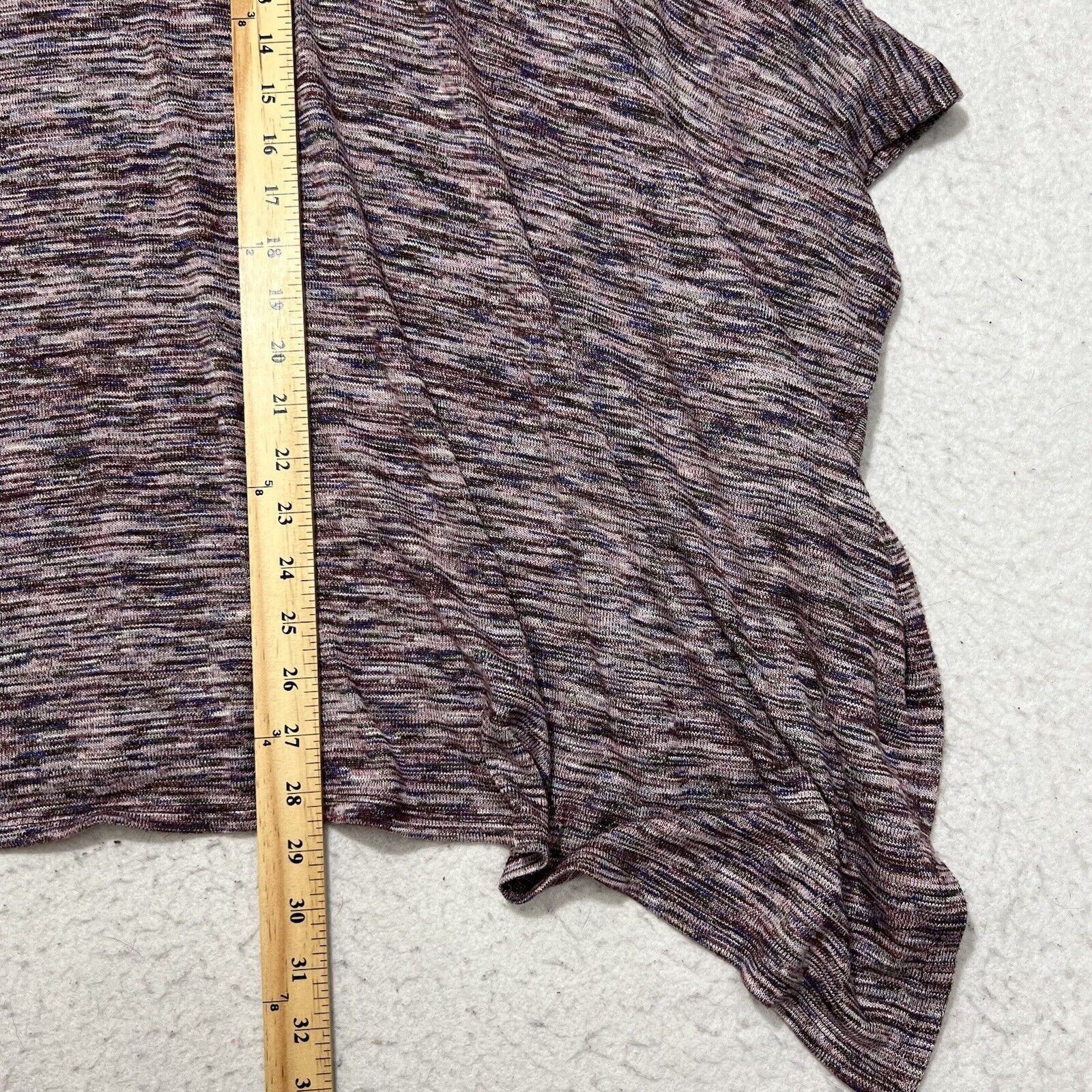 Target Basics Knox Rose Oversized Short Sleeve Ombre Purple Boho Sweater Size M / US 6-8 / IT 42-44 - 7 Thumbnail
