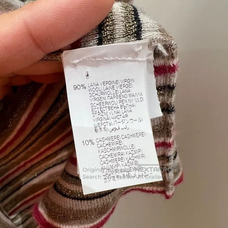 Brunello Cucinelli Brunello Cucinelli Striped single-row buttoned color knit Size L / US 10 / IT 46 - 4 Thumbnail