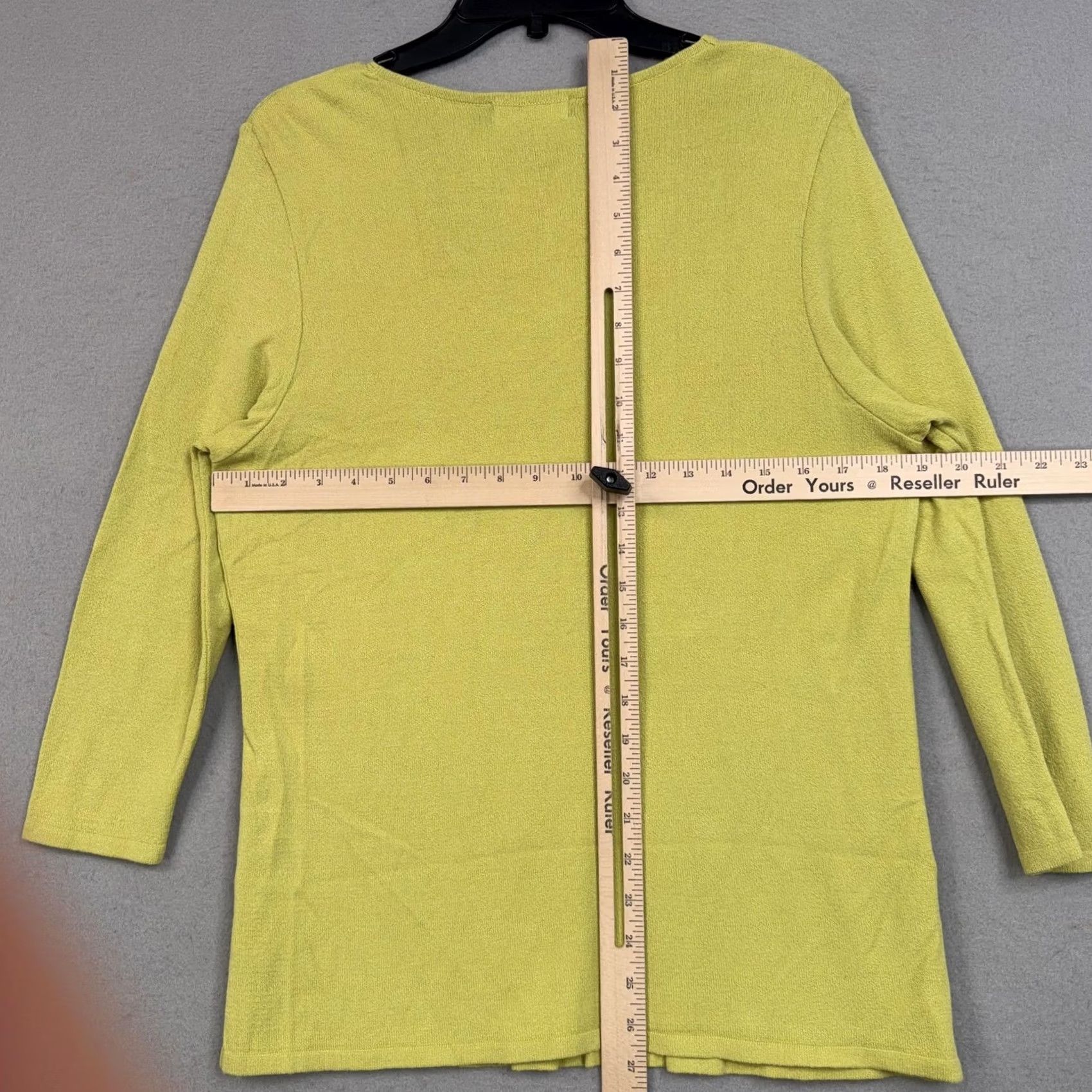 Vintage Parkhurst Sweater Womens L Green Lime Neck Pullover Ribbed Knit NWT Canada Size L / US 10 / IT 46 - 6 Thumbnail