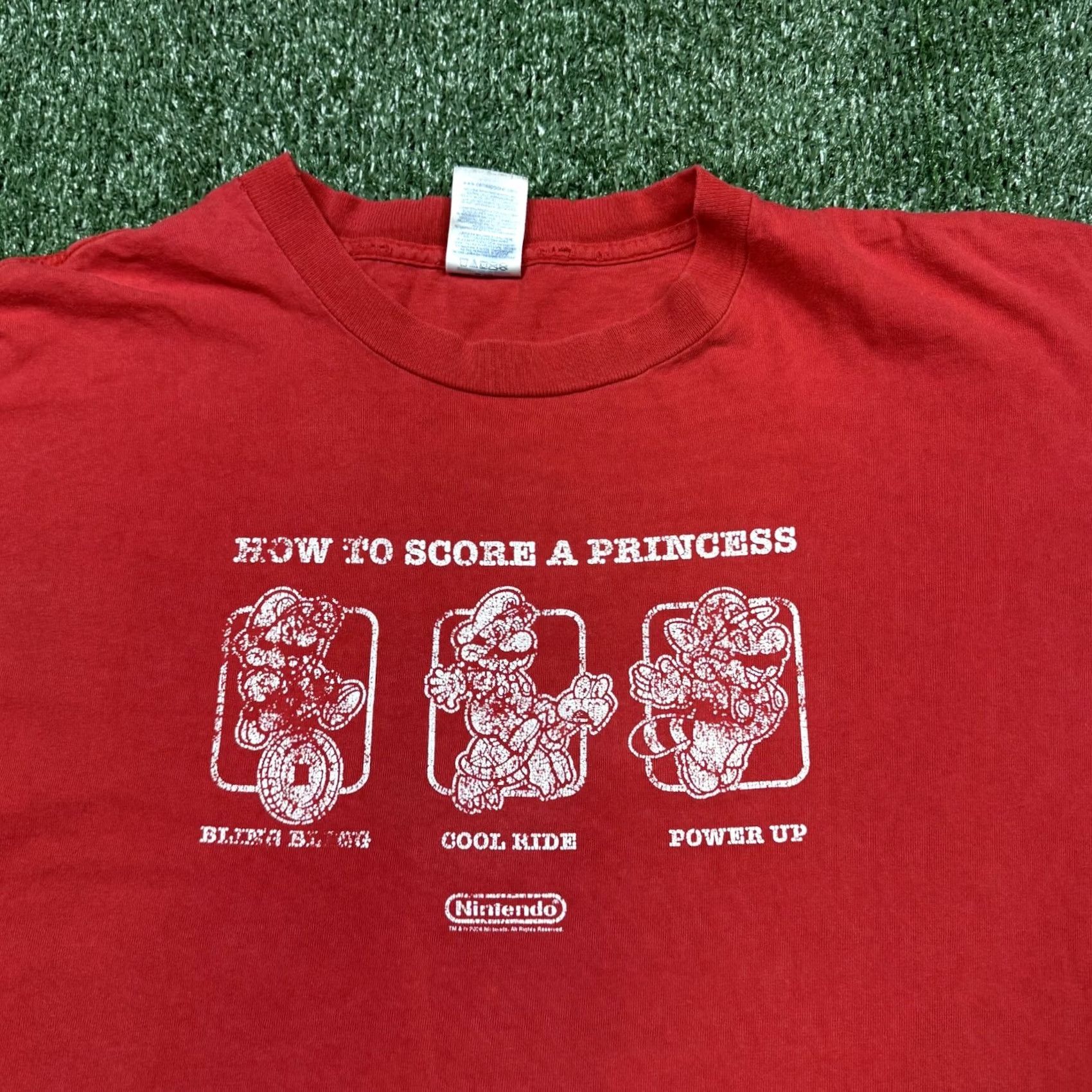 Delta Vintage Delta Mario Graphic T Shirt Men’s XL Red Short Sleeve Tee Nike Size US XL / EU 56 / 4 - 5 Thumbnail