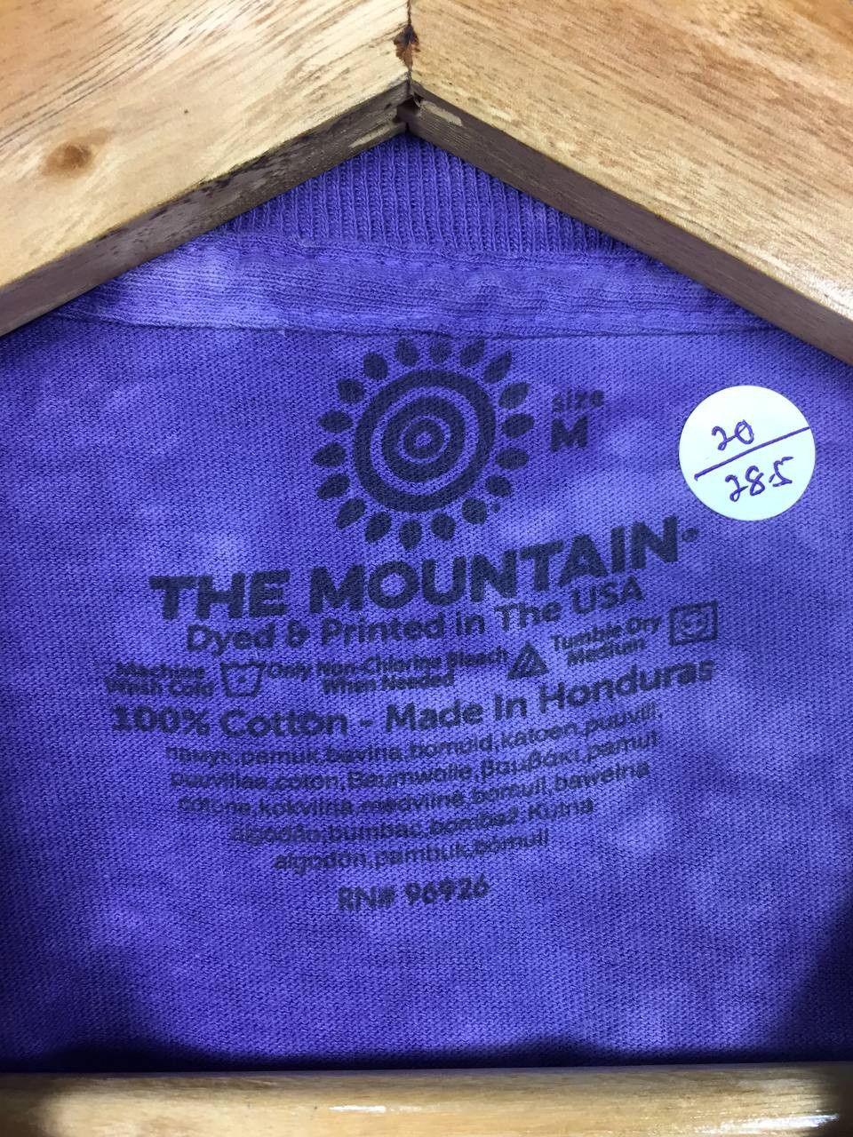 The Mountain × Vintage The Mountain The Zodiac Sign Aquarius Tie Dye Tee Size US M / EU 48-50 / 2 - 9 Thumbnail