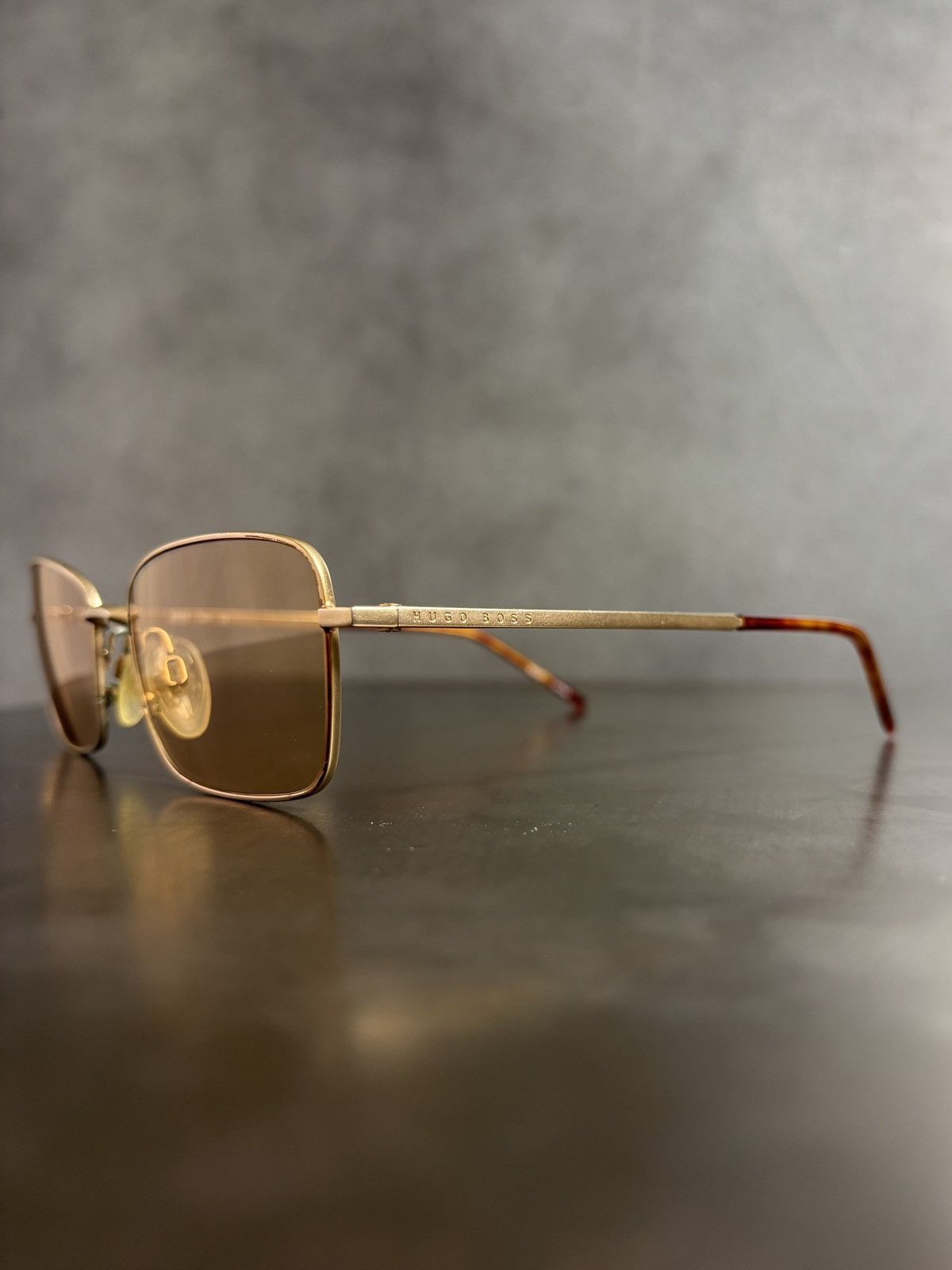 Hugo Boss 1990s Vintage Hugo Boss Sunglasses Japan Metal HB 1519 Y2K Size ONE SIZE - 23 Thumbnail