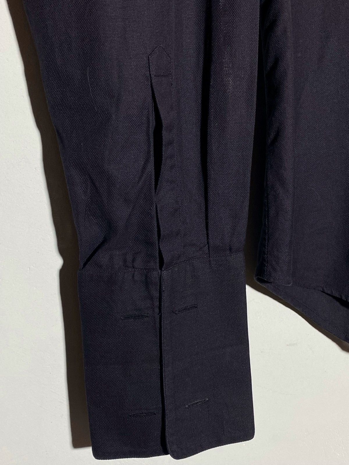 Prada Prada Slightly Transparent Dress Shirt Blue Size US M / EU 48-50 / 2 - 10 Thumbnail