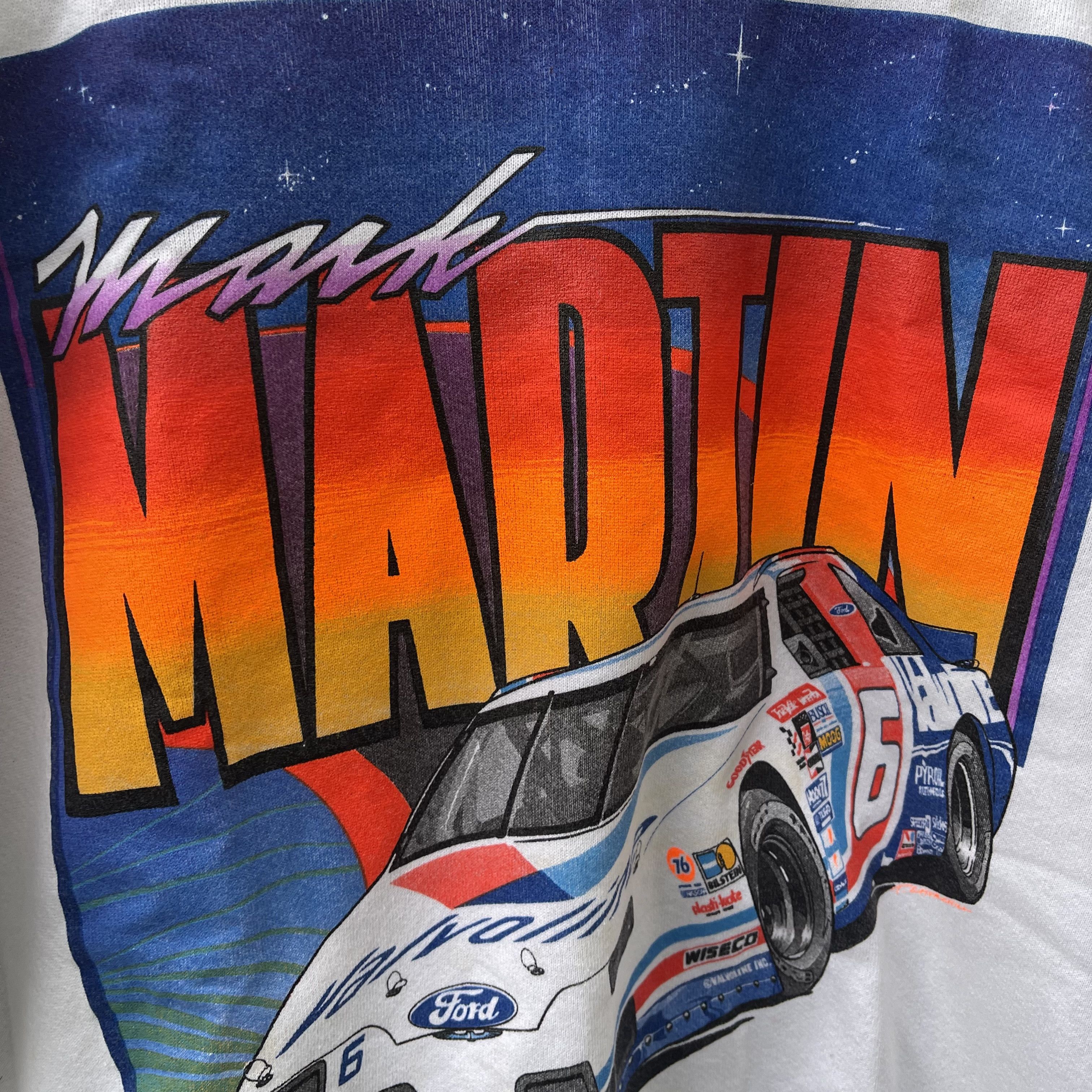 NASCAR × Vintage Vintage NASCAR Mash Martin Crewneck Size US XL / EU 56 / 4 - 3 Thumbnail