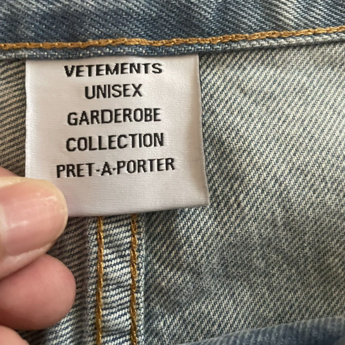 Vetements Vetements Blue Baggy Denim Size US 32 / EU 48 - 5 Thumbnail