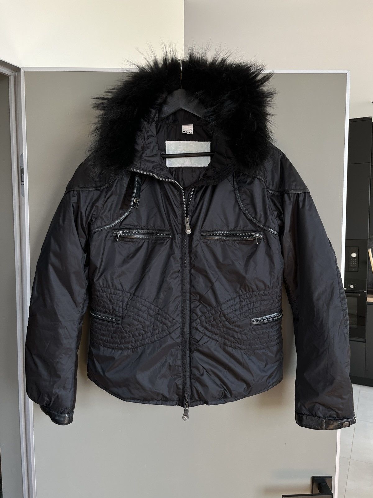 If Six Was Nine × JET SET JET SET Y2K Opium Style Bomber Jacket with Fur Size XS / US 0-2 / IT 36-38 - 1 Thumbnail