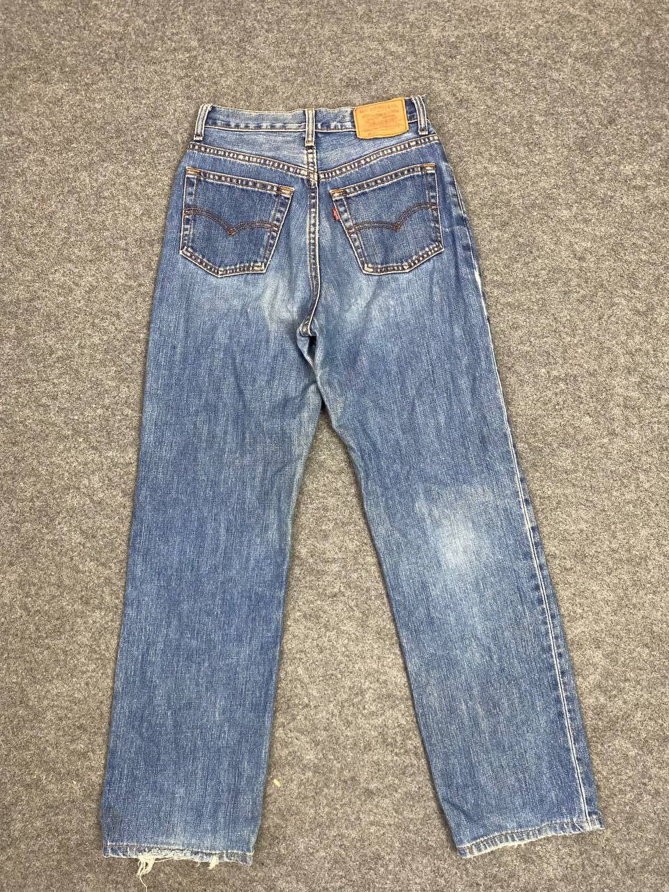 Levi's vintage levis 515 distressed denim nice design Size US 27 - 1 Thumbnail