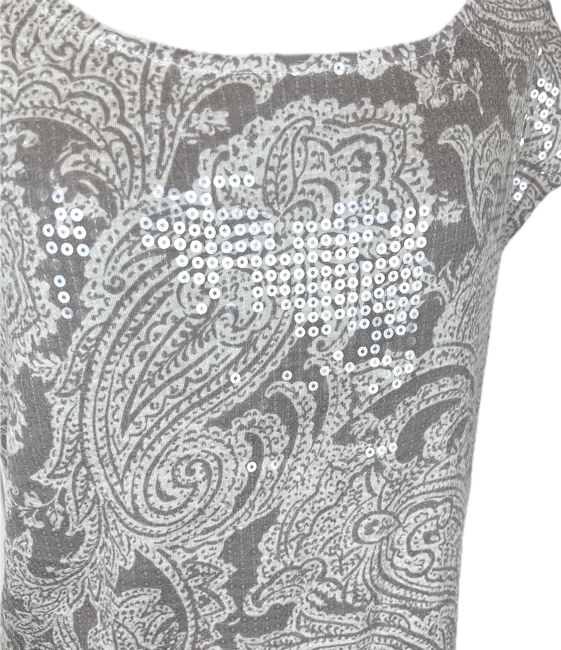 I.N.C INC International Concepts Paisley & Sequin Top Size S / US 4 / IT 40 - 5 Thumbnail