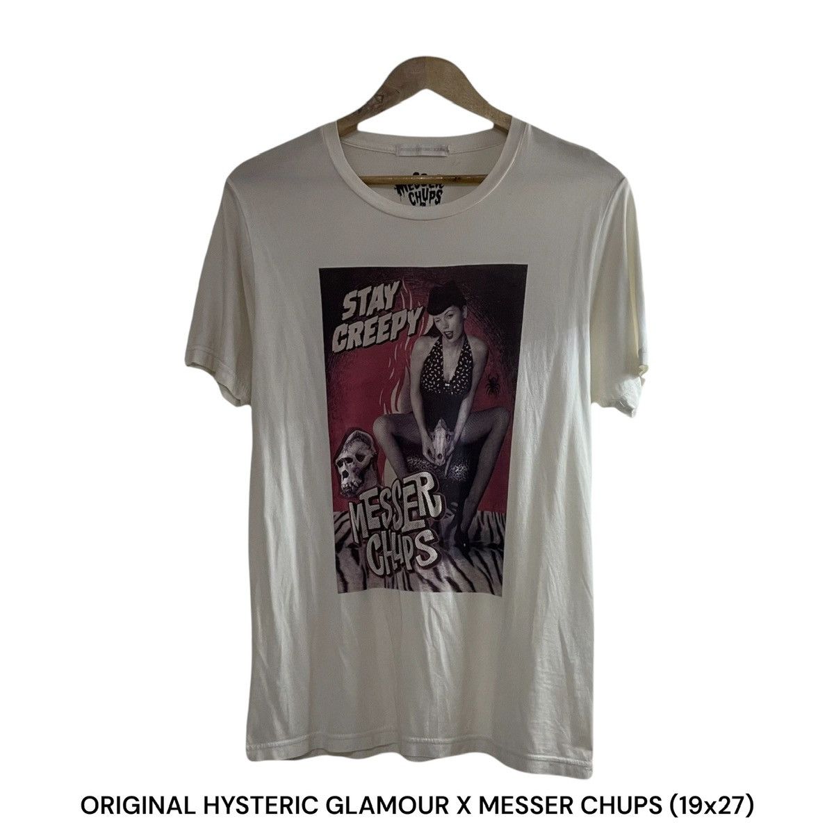 ORIGINAL HYSTERIC GLAMOUR X MESSER CHUPS SEXY GRAPHICS