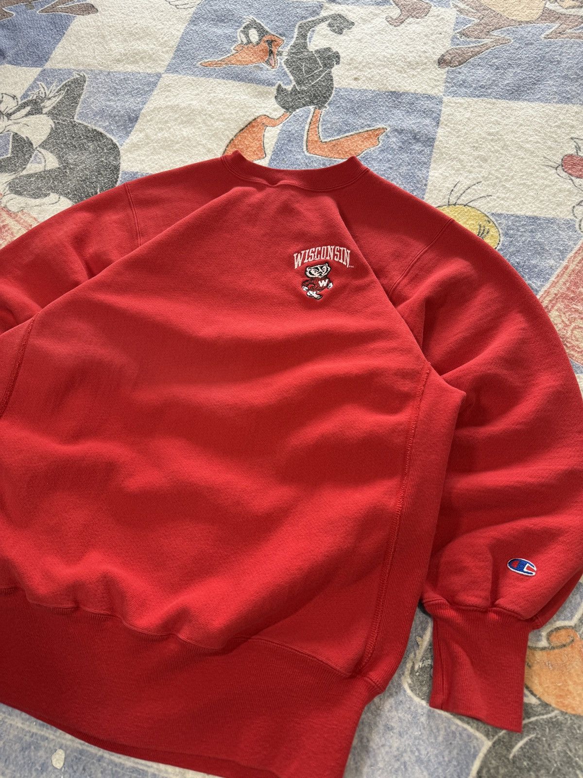 Champion Vintage Wisconsin badgers reverse weave crewneck Size US XL / EU 56 / 4 - 2 Thumbnail
