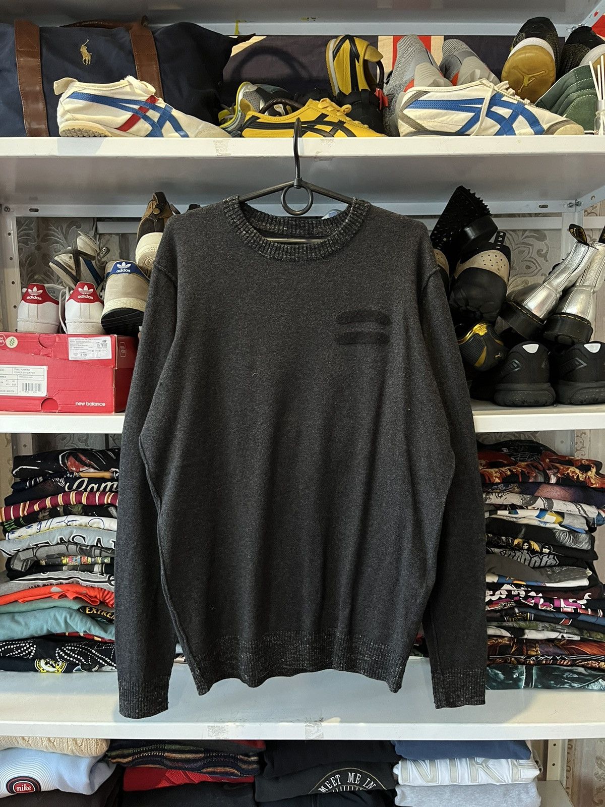 Diesel Vintage 90s Diesel Sweater Knitwear Logo rare Size US XL / EU 56 / 4 - 1 Thumbnail