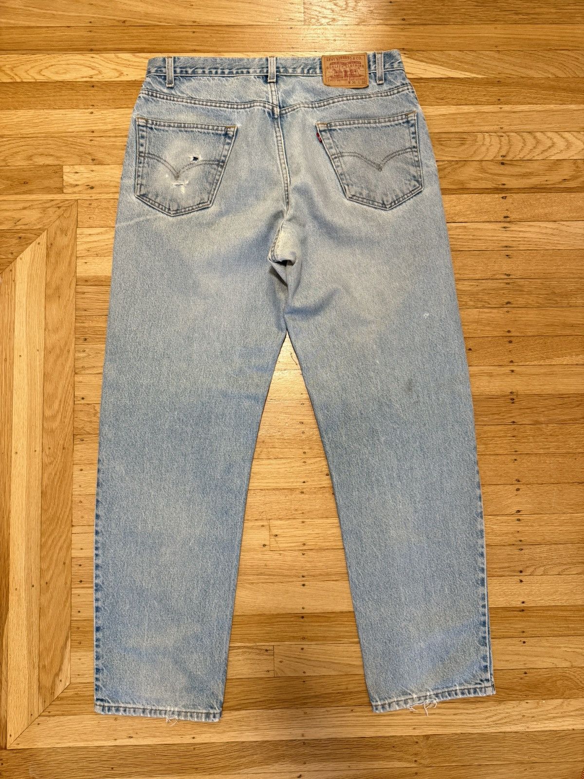 Levi's Vintage Levi’s 36 x32 Relaxed Straight Leg Denim Red Tab 90s Size US 36 / EU 52 - 2 Thumbnail