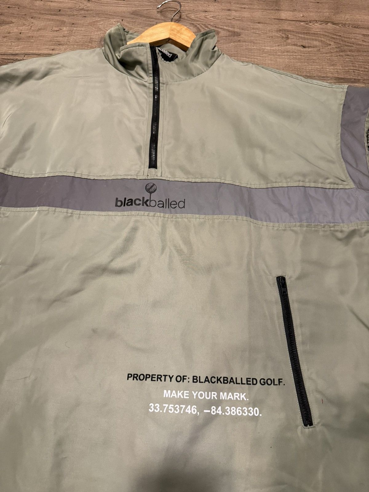 Other Black Balled Golf Green Wind Breaker (Men’s Size L) Size US L / EU 52-54 / 3 - 2 Thumbnail