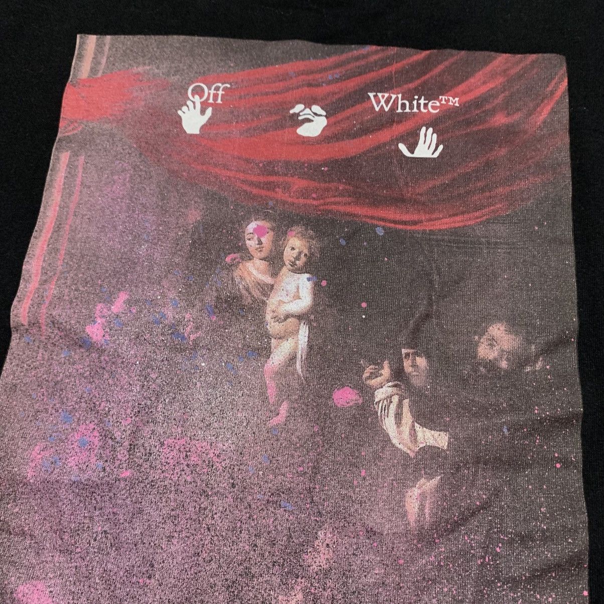 Off-White Off White Small Caravaggio Arrows Black Tee Virgil Abloh Size US S / EU 44-46 / 1 - 5 Thumbnail