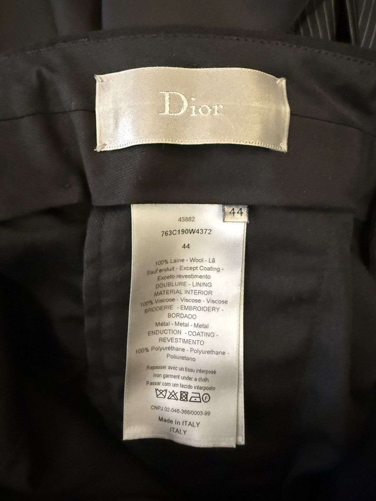 Dior Dior SS18 staple embrodery blazer suit Size 44R - 11 Thumbnail